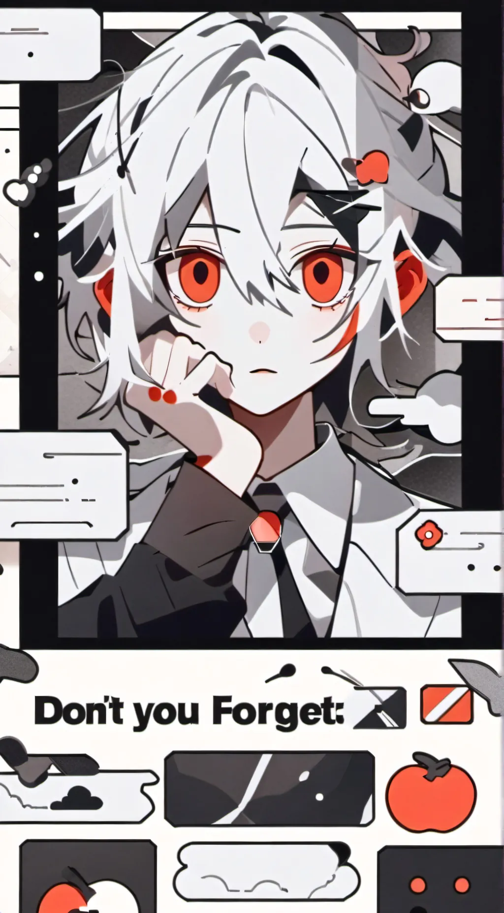 ai character: ☆DON'T YOU FORGET★ background