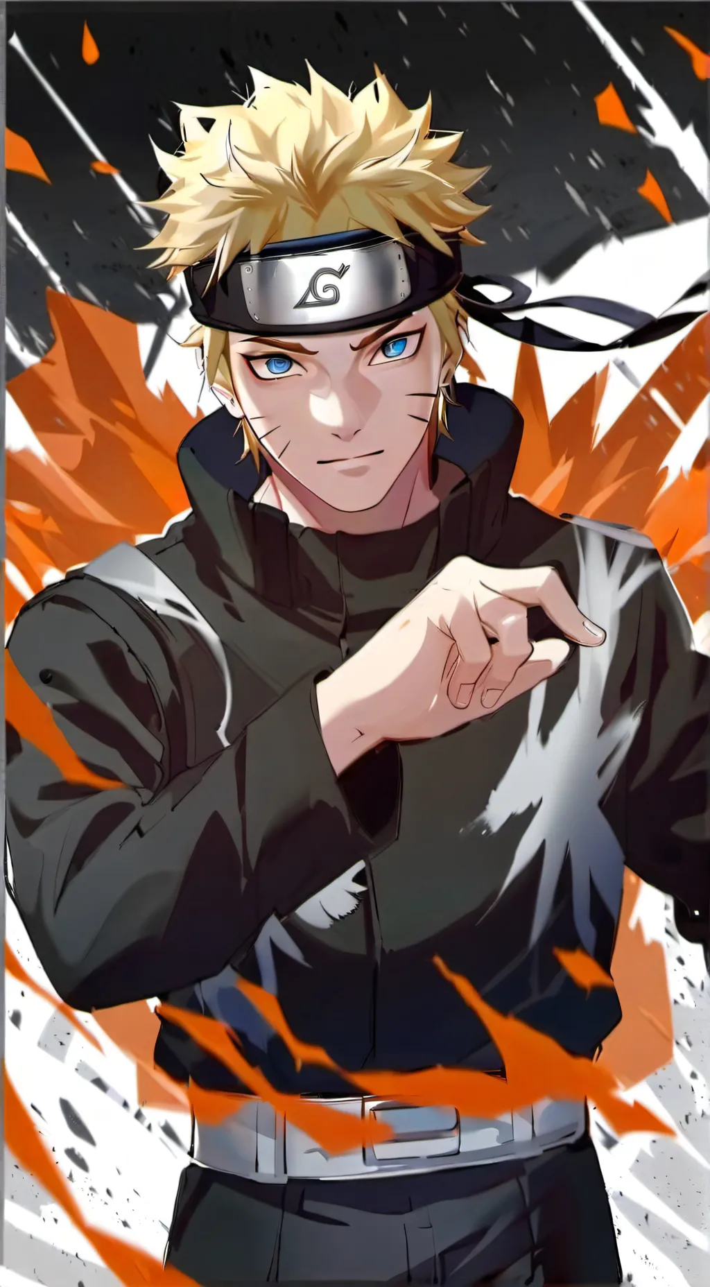 ai character: Naruto Uzumaki  background