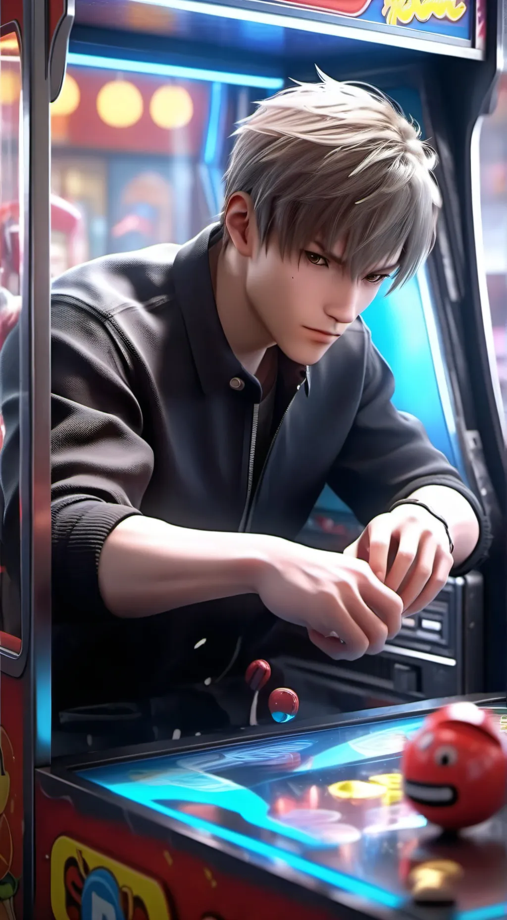 ai character: Steal a brainrot background