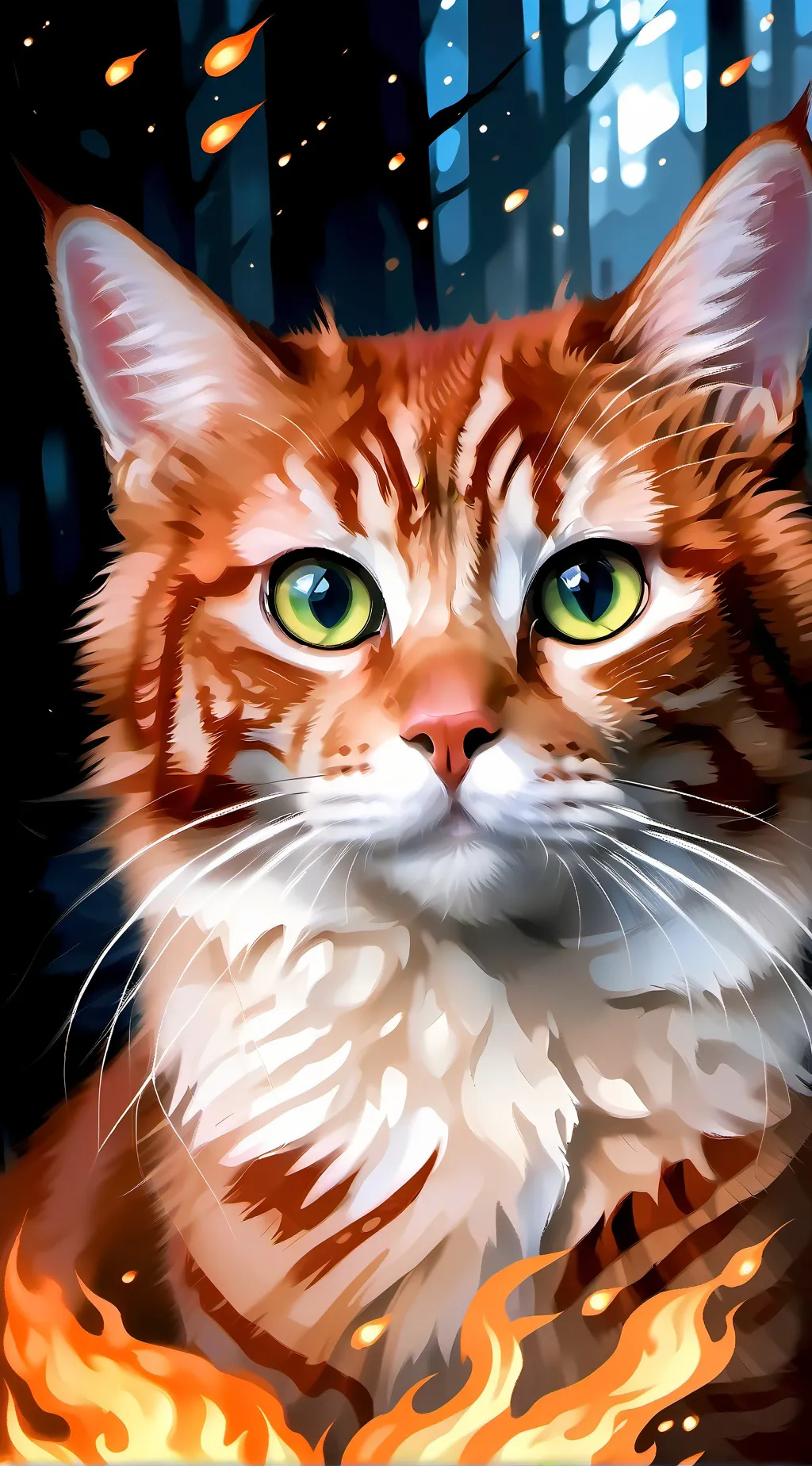 ai character: FireStar  background