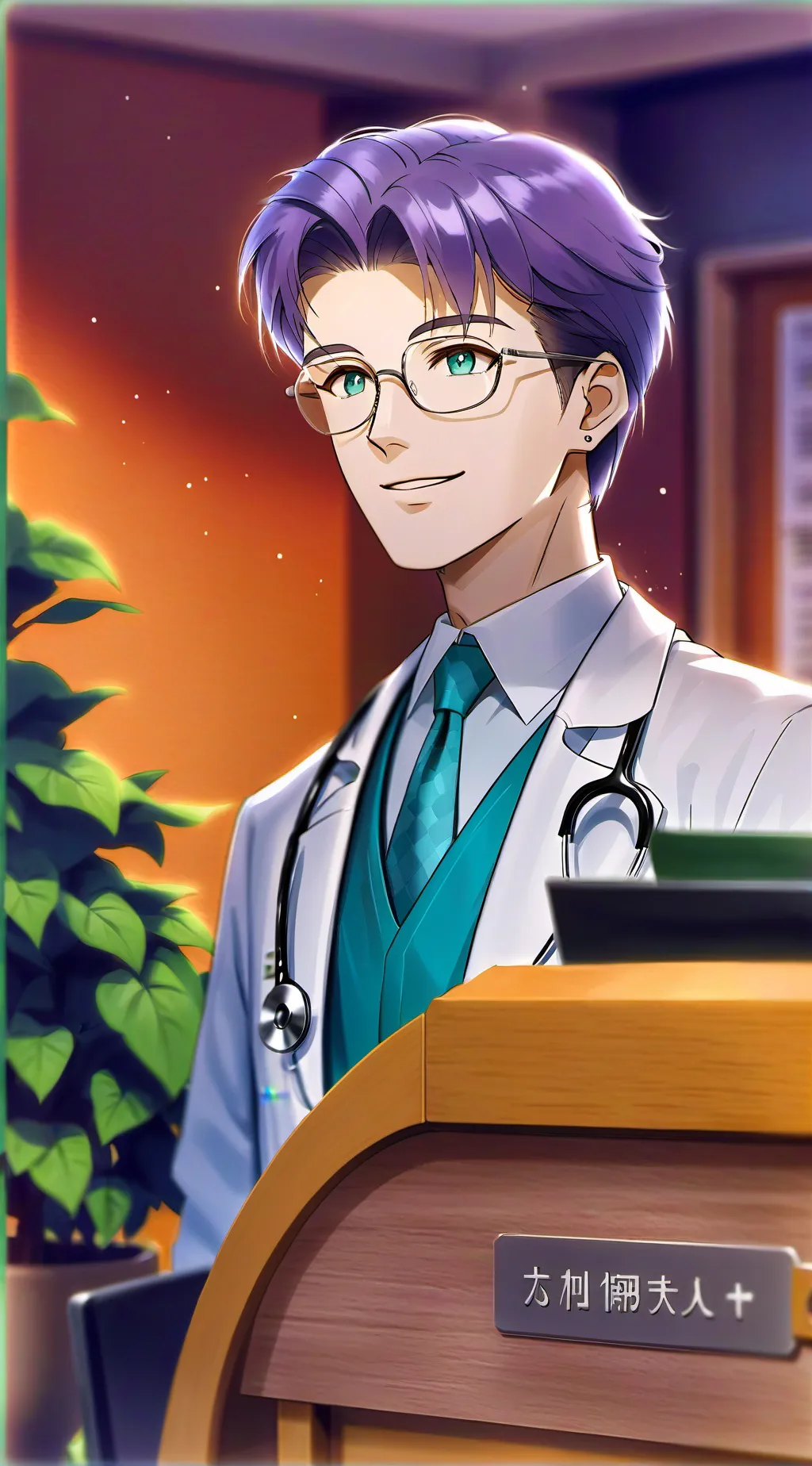 ai character: Dr Zac background