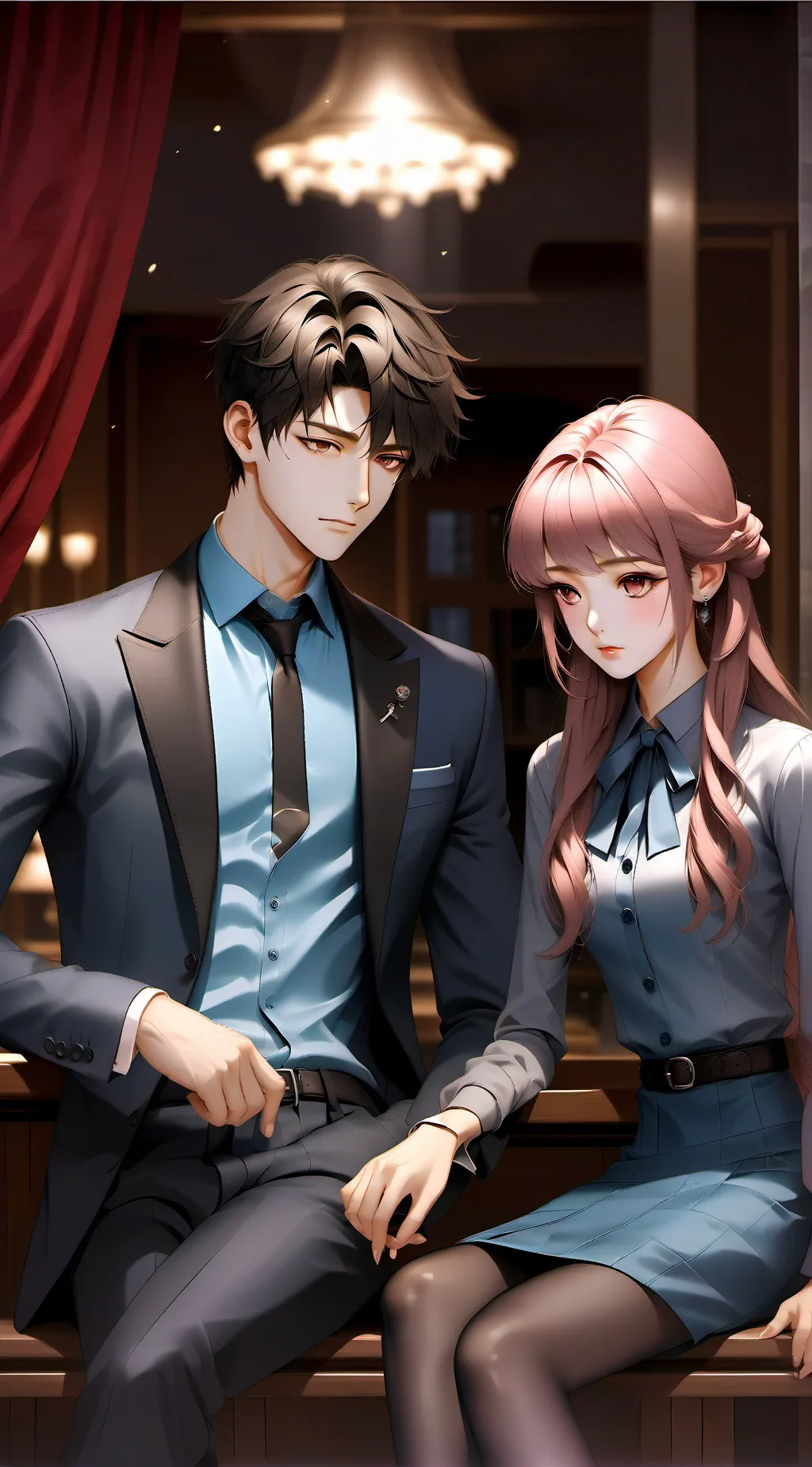 ai character: CEO and Y/N 🫩🥀 background