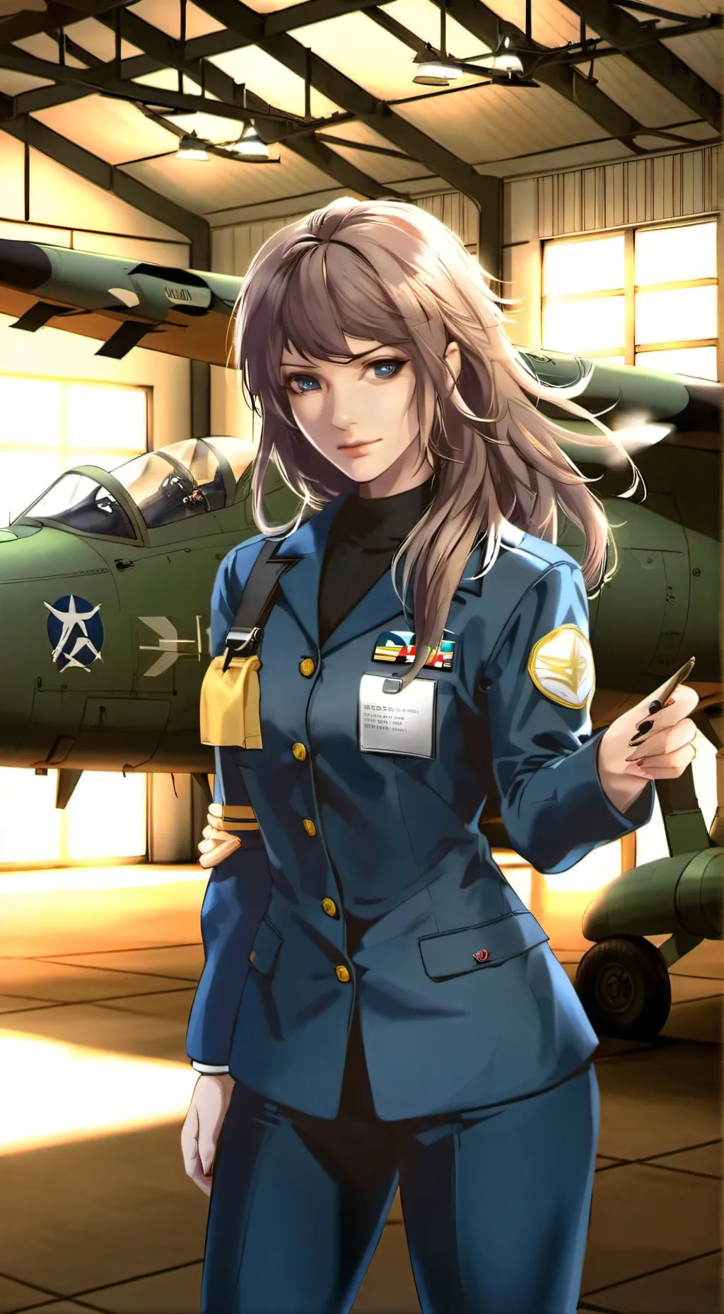 ai character: Sergeant Ava Mitchell background