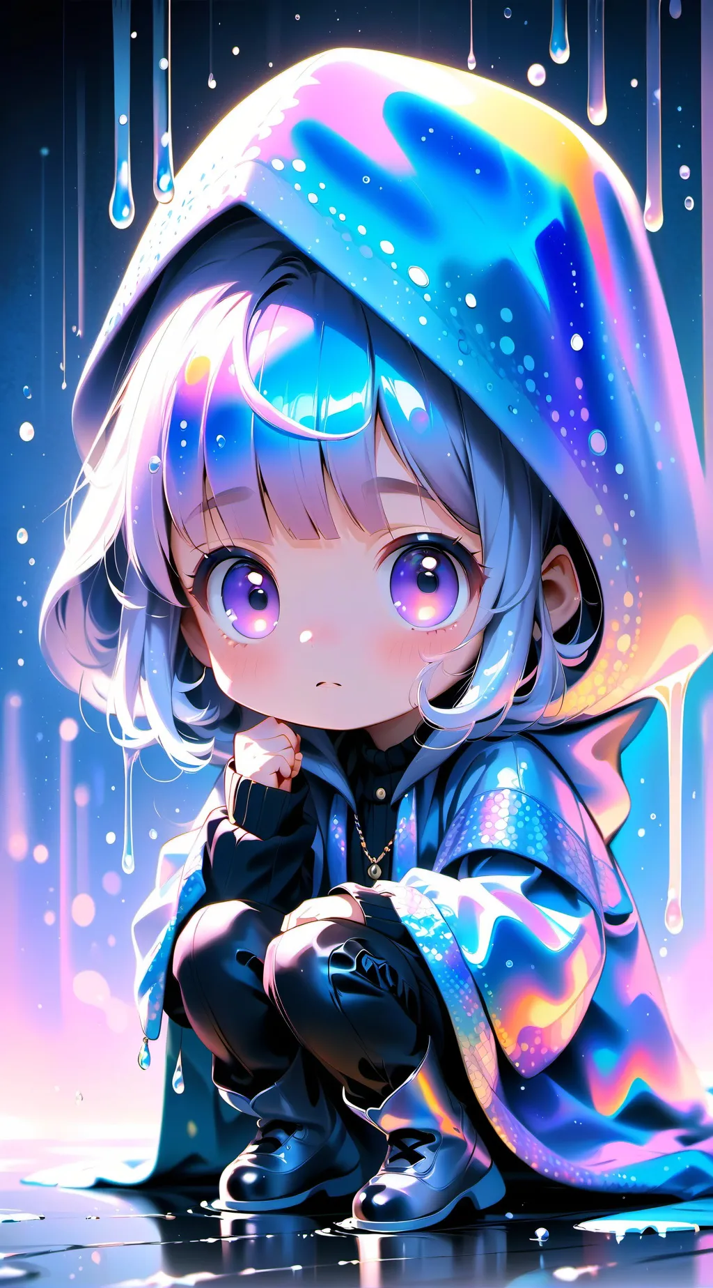 ai character: Peaches background