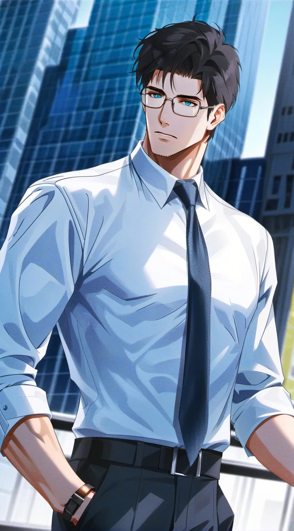 ai character: Ален background