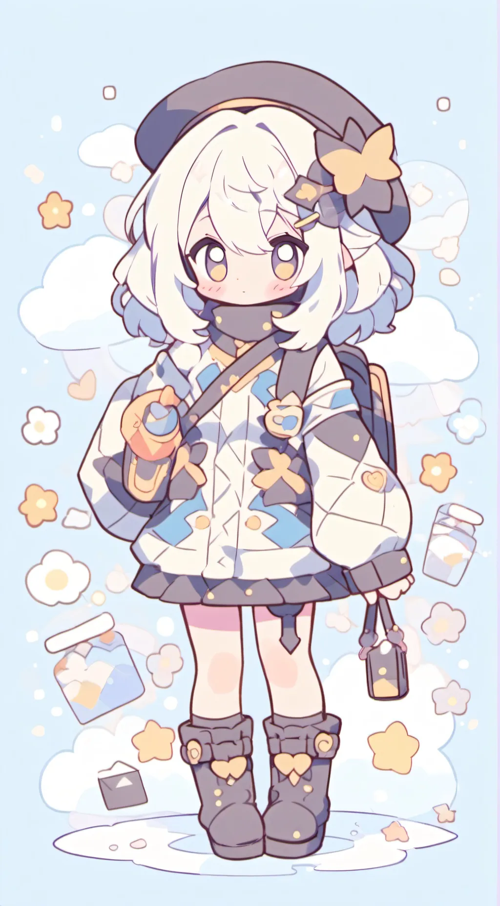 ai character: Love Island background