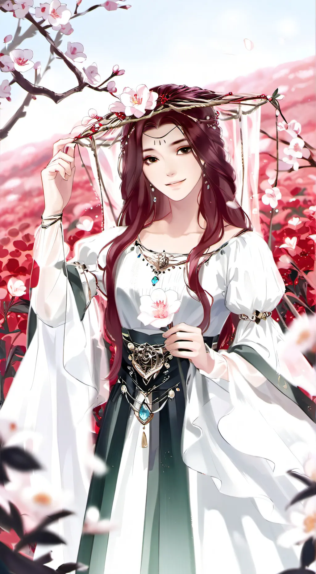 ai character: selene victoria background