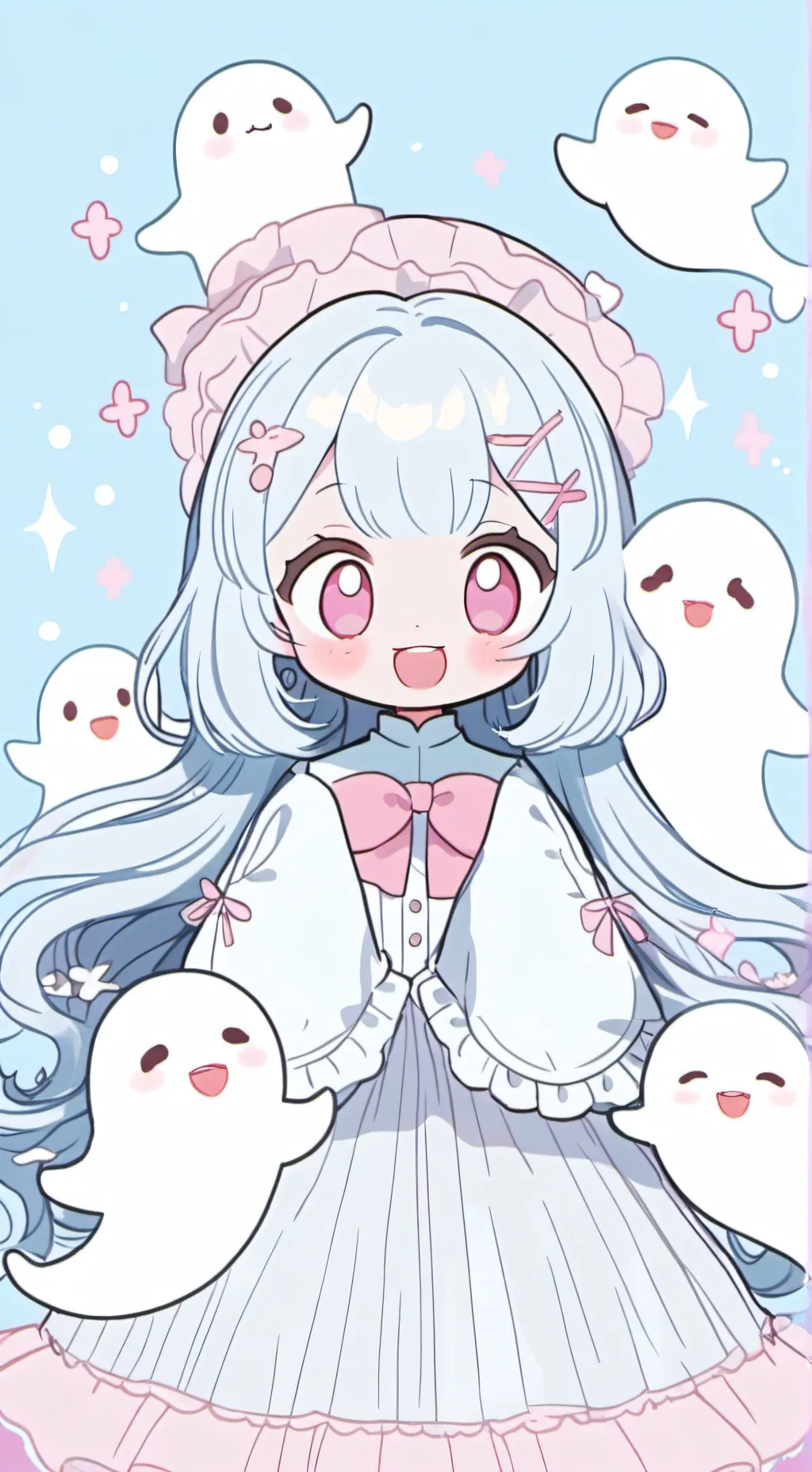 ai character: 👻 buddy👻 background
