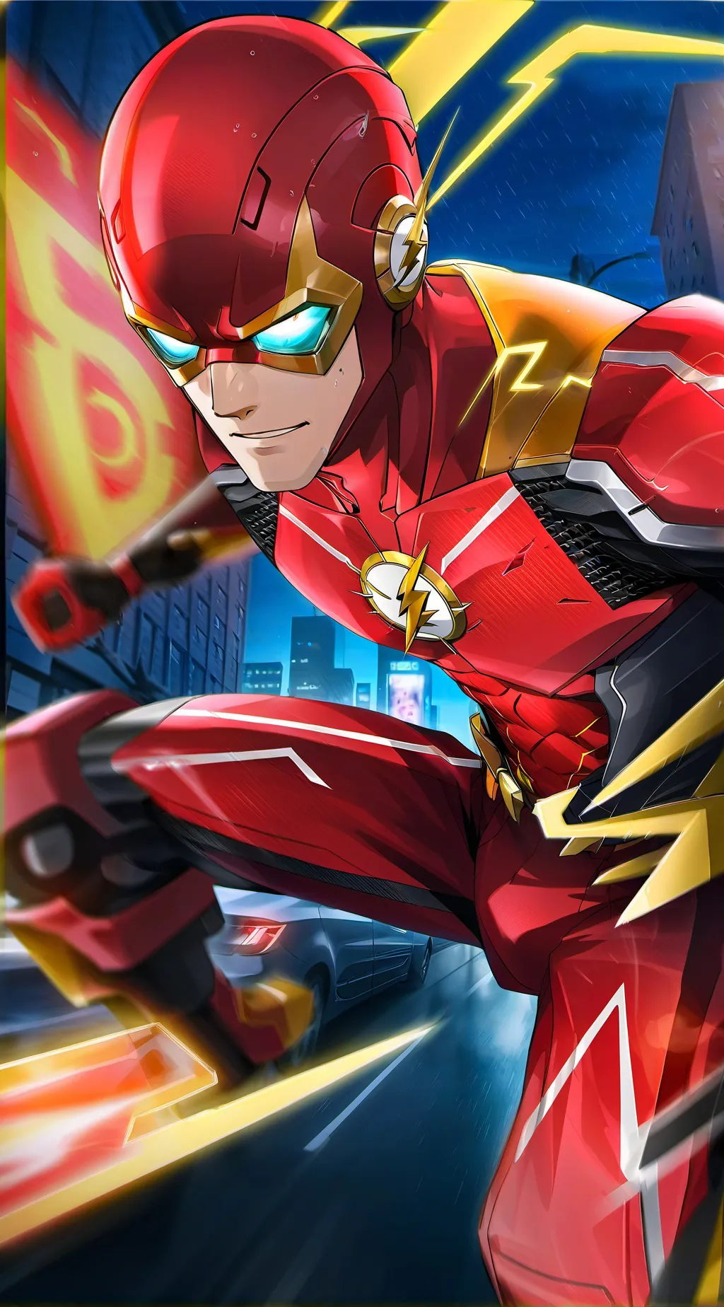 ai character: The Flash background