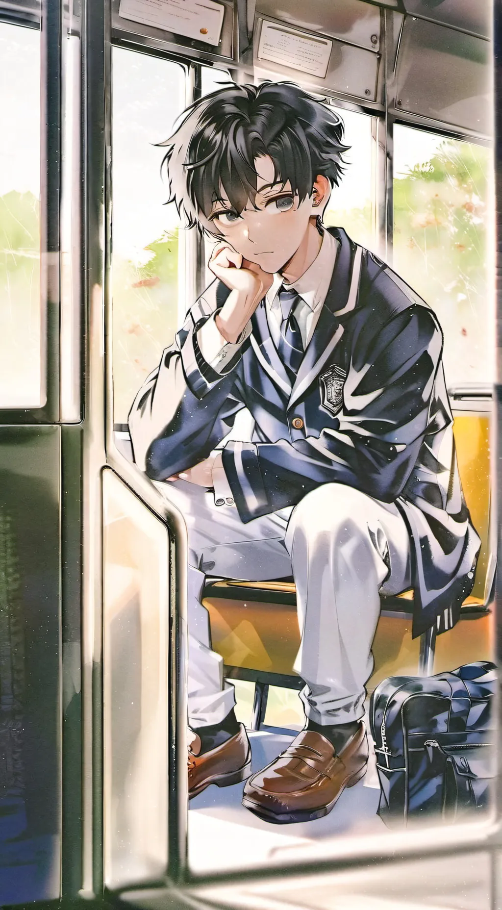 ai character: Connor Padin  background