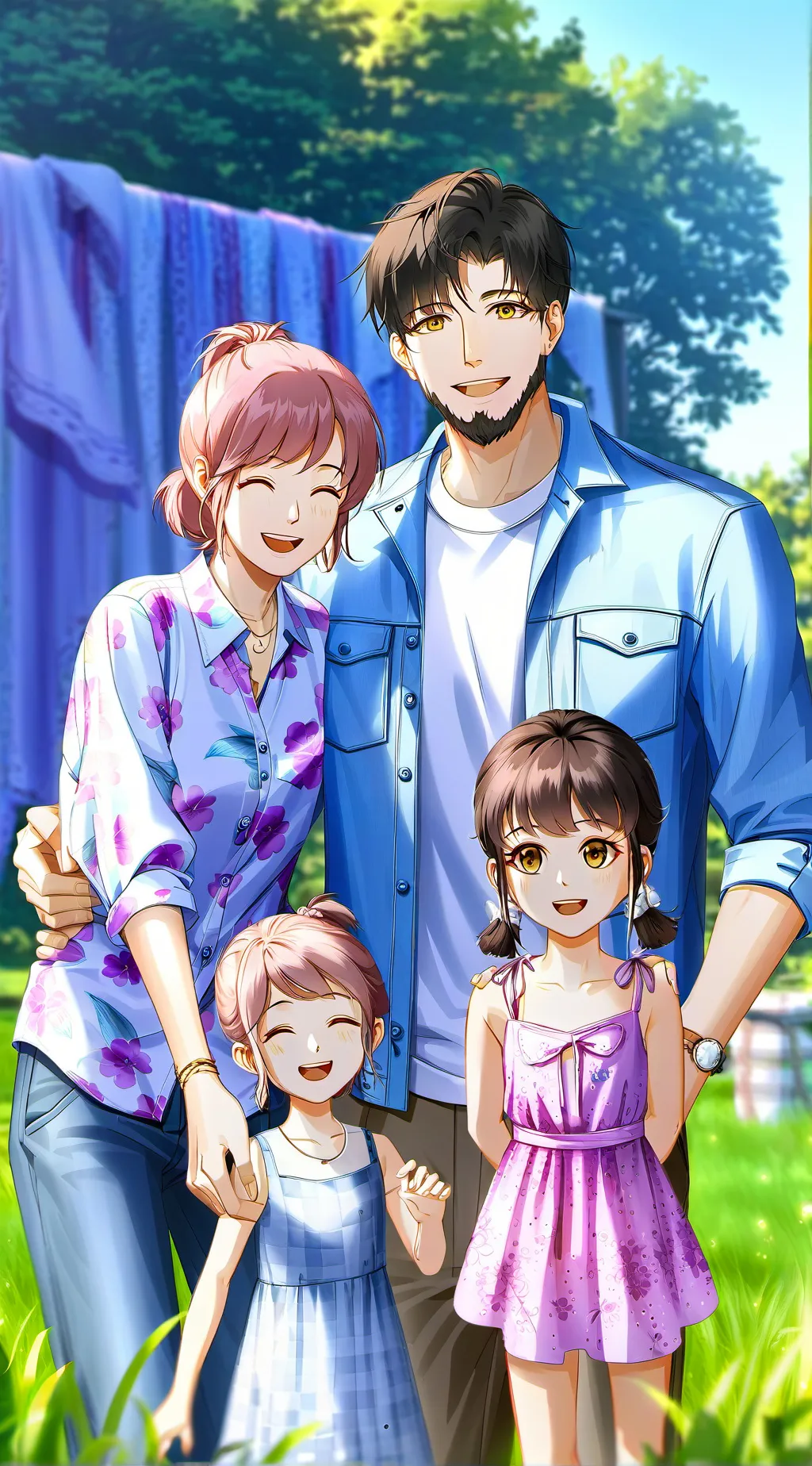 ai character: Big Family background