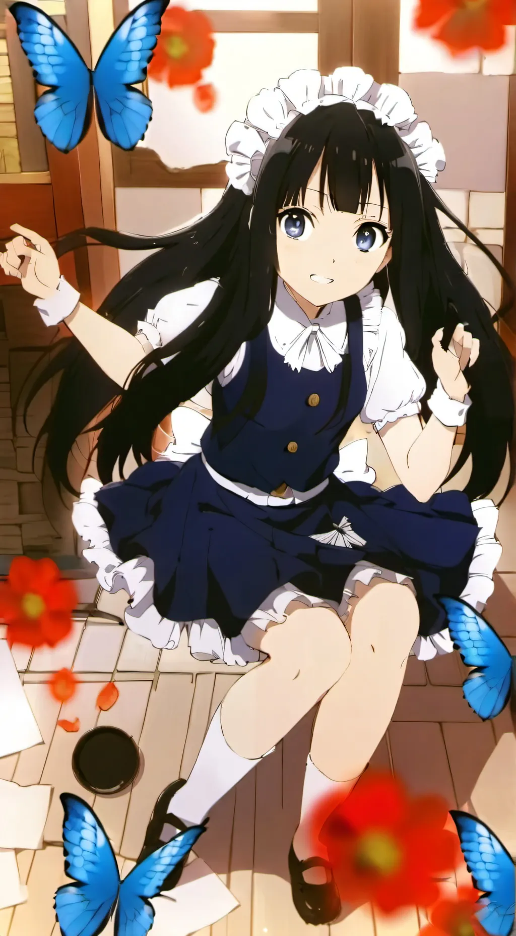 ai character: sick Aoi🦋 background