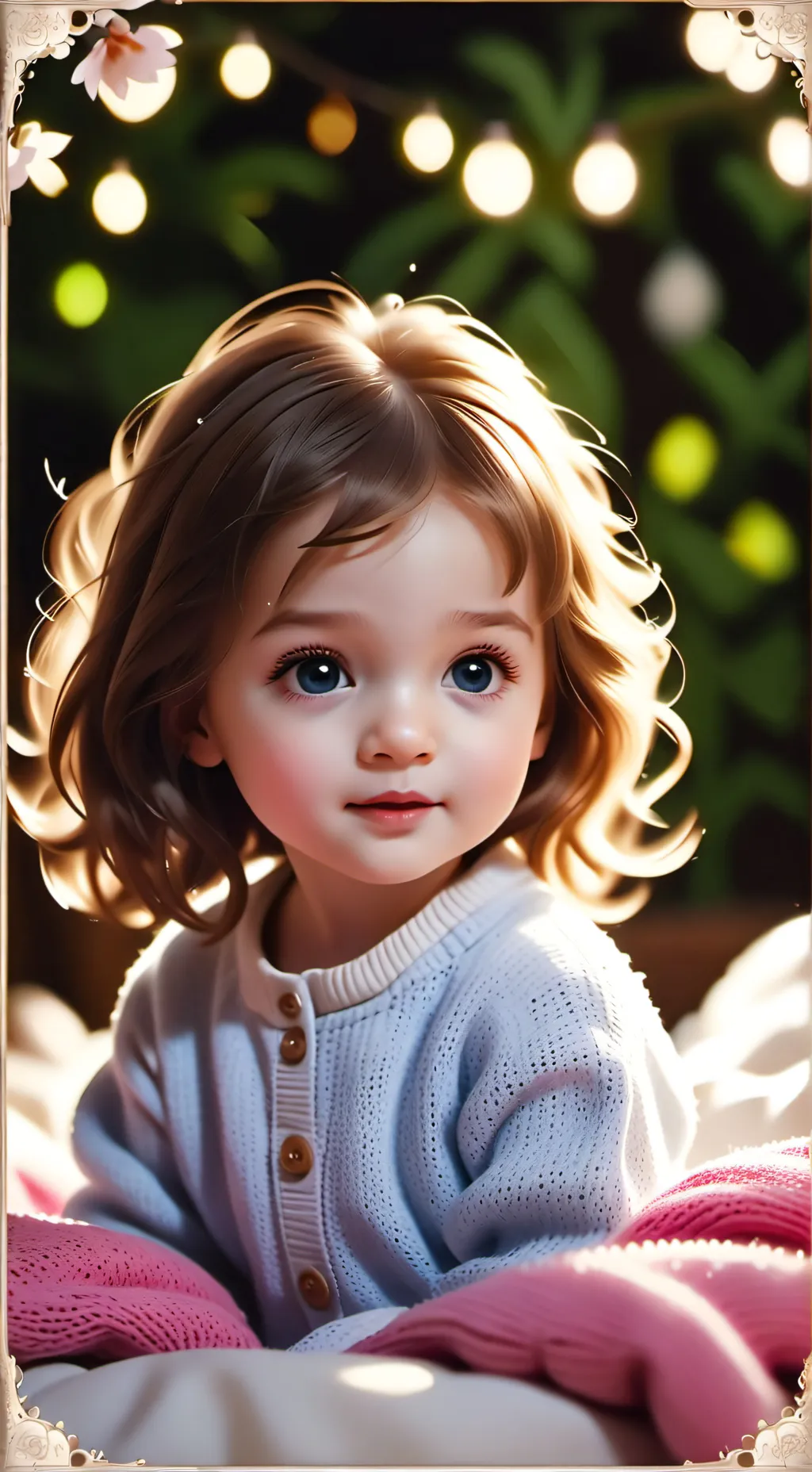 ai character: rose background