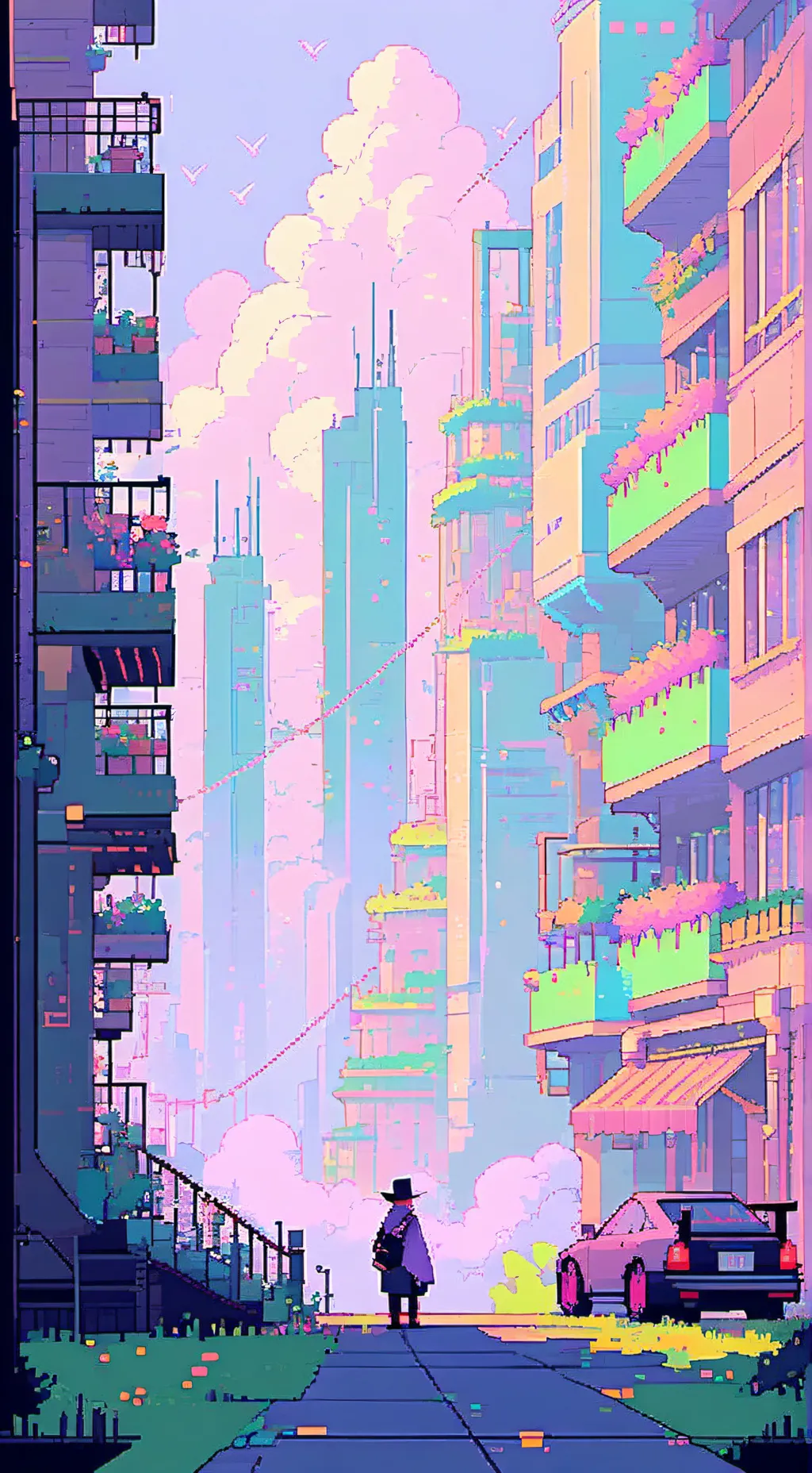 ai character: Art dump- background