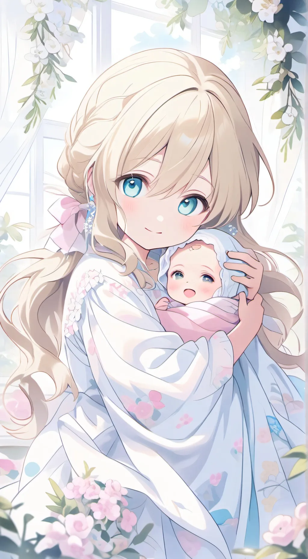 ai character: LEAH AND FEYA background