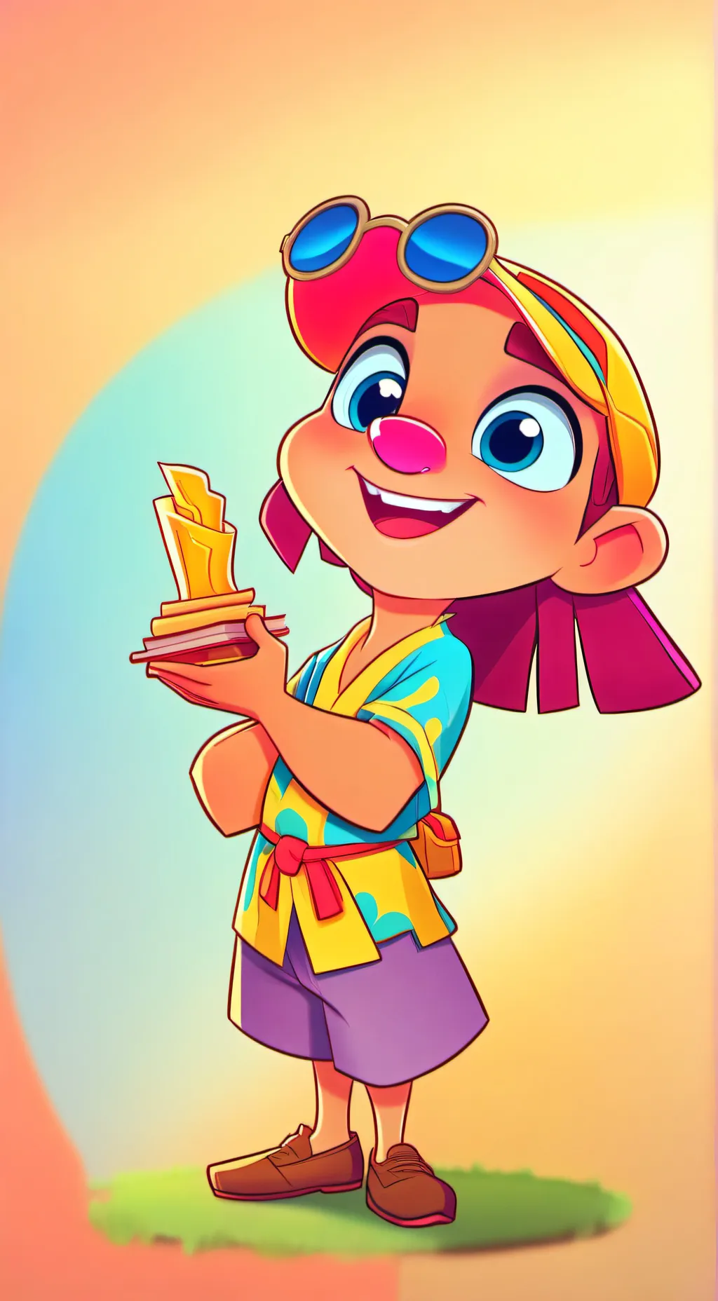 ai character: Diary background