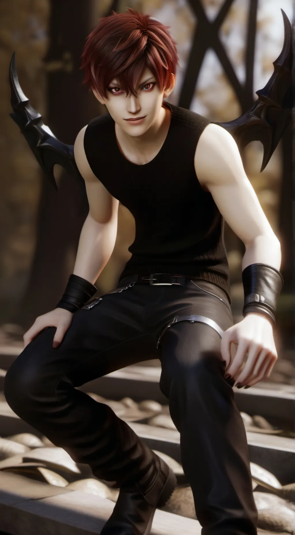 ai character: The dark lord  background