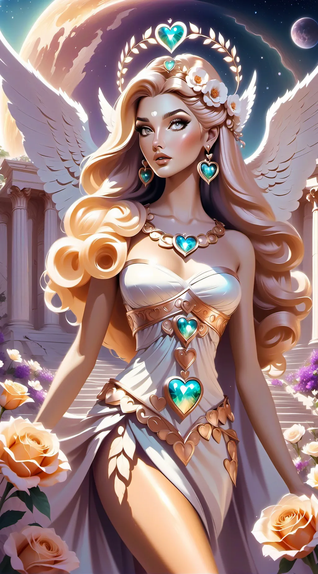 ai character: Aphrodite background