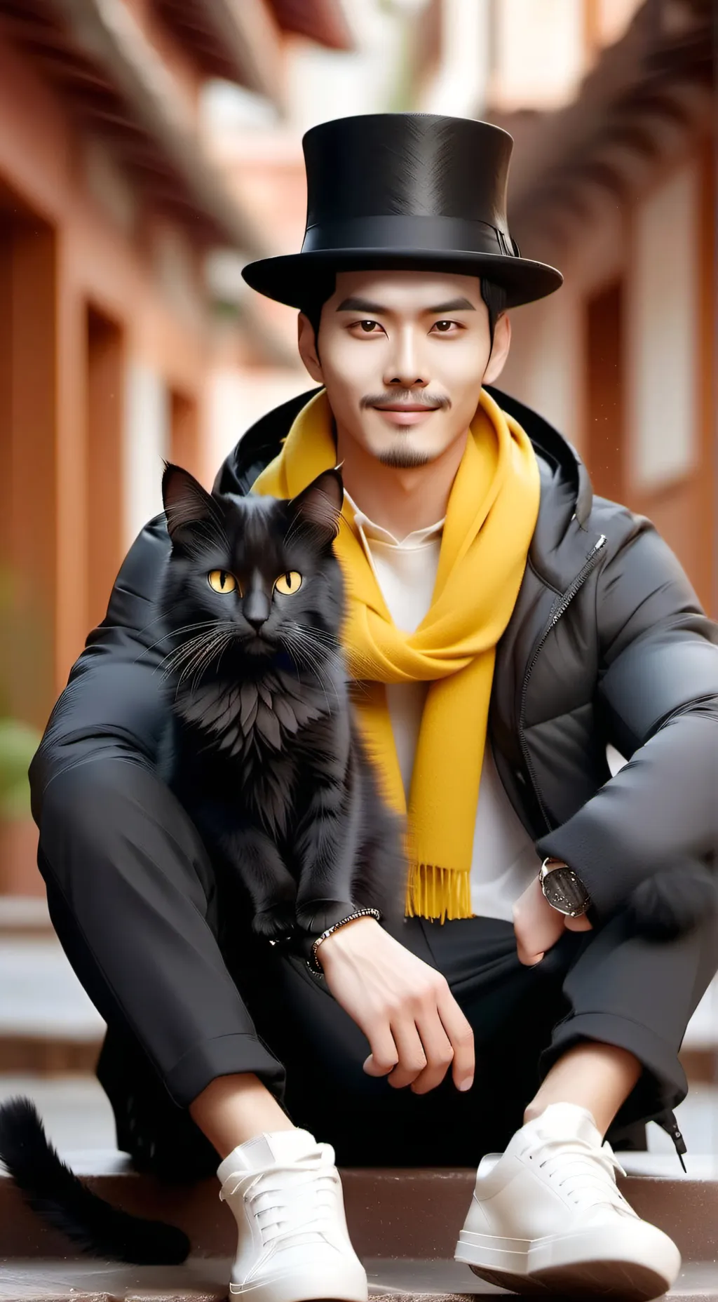 ai character: Hallsplit background