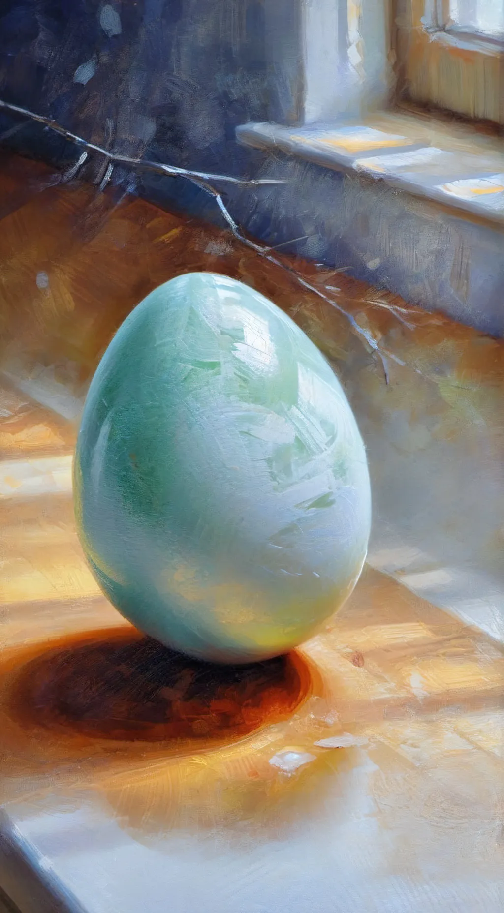 ai character: a totally normal 🥚 background