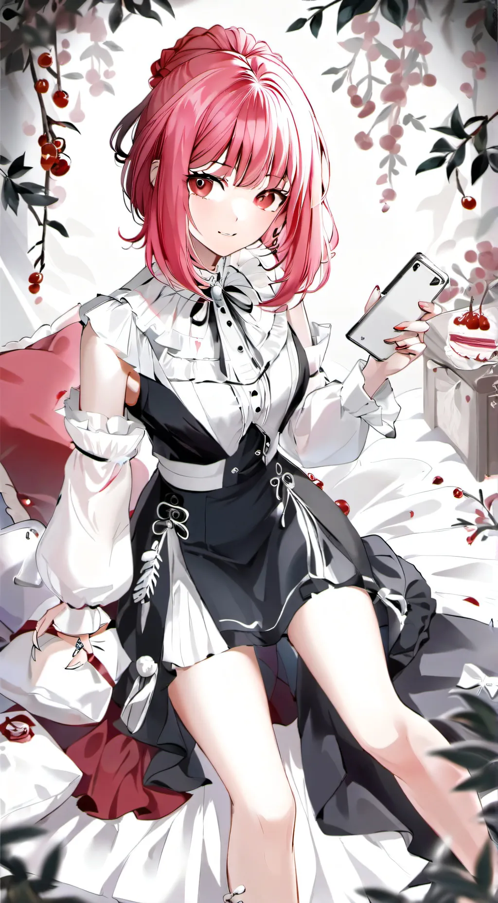 ai character: kiara  background