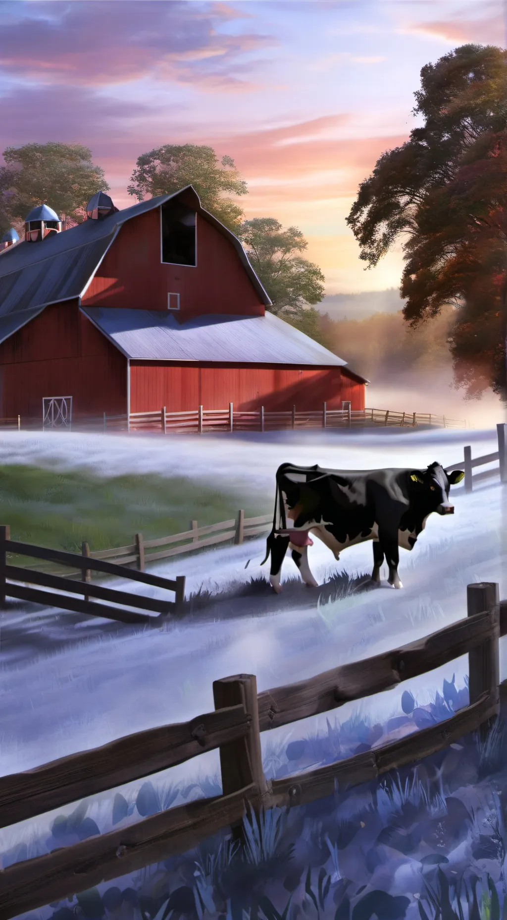 ai character: the farm life background