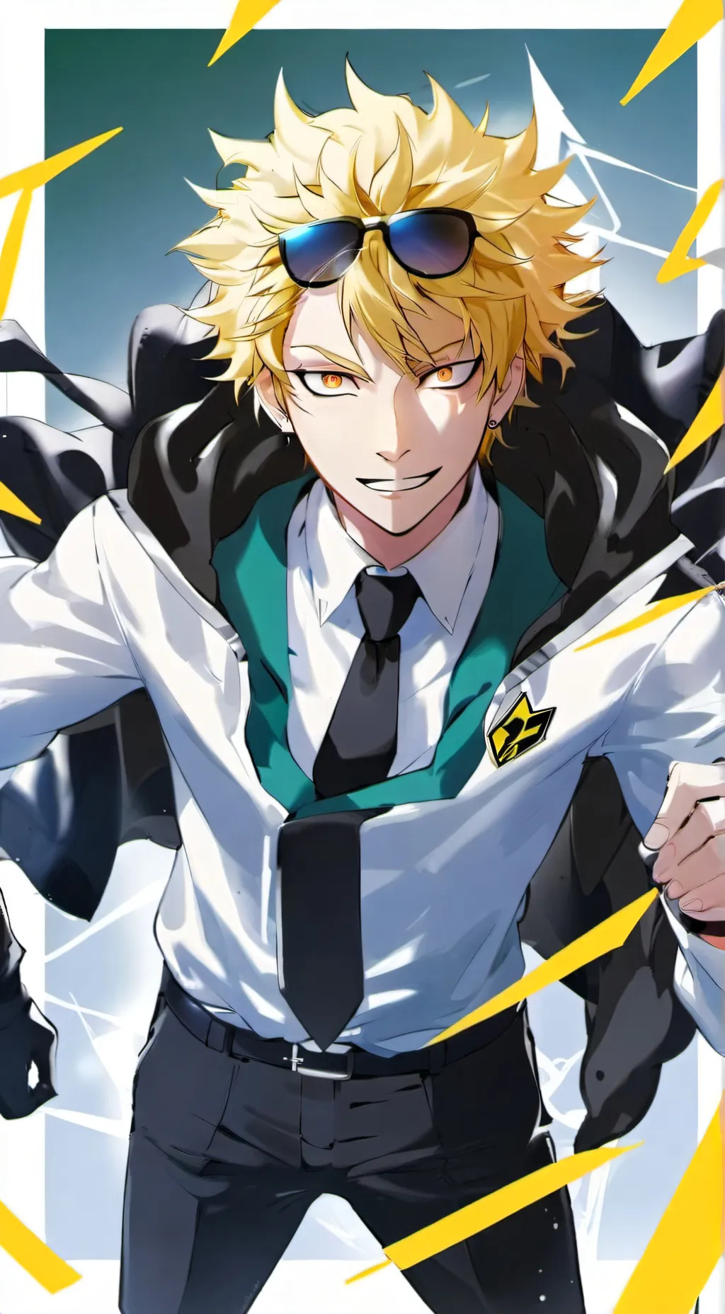 ai character: MHA dorms background