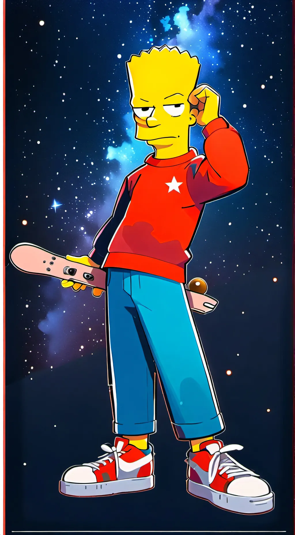 ai character: Bart  background