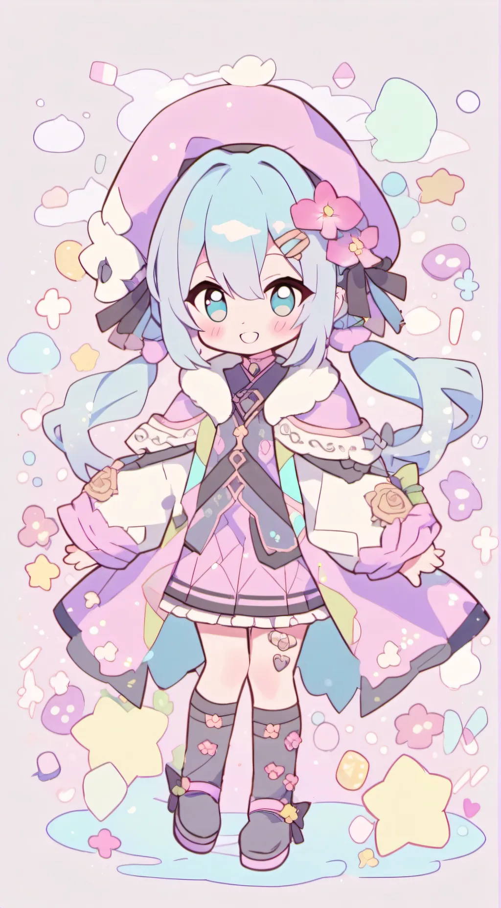 ai character: Luna  background