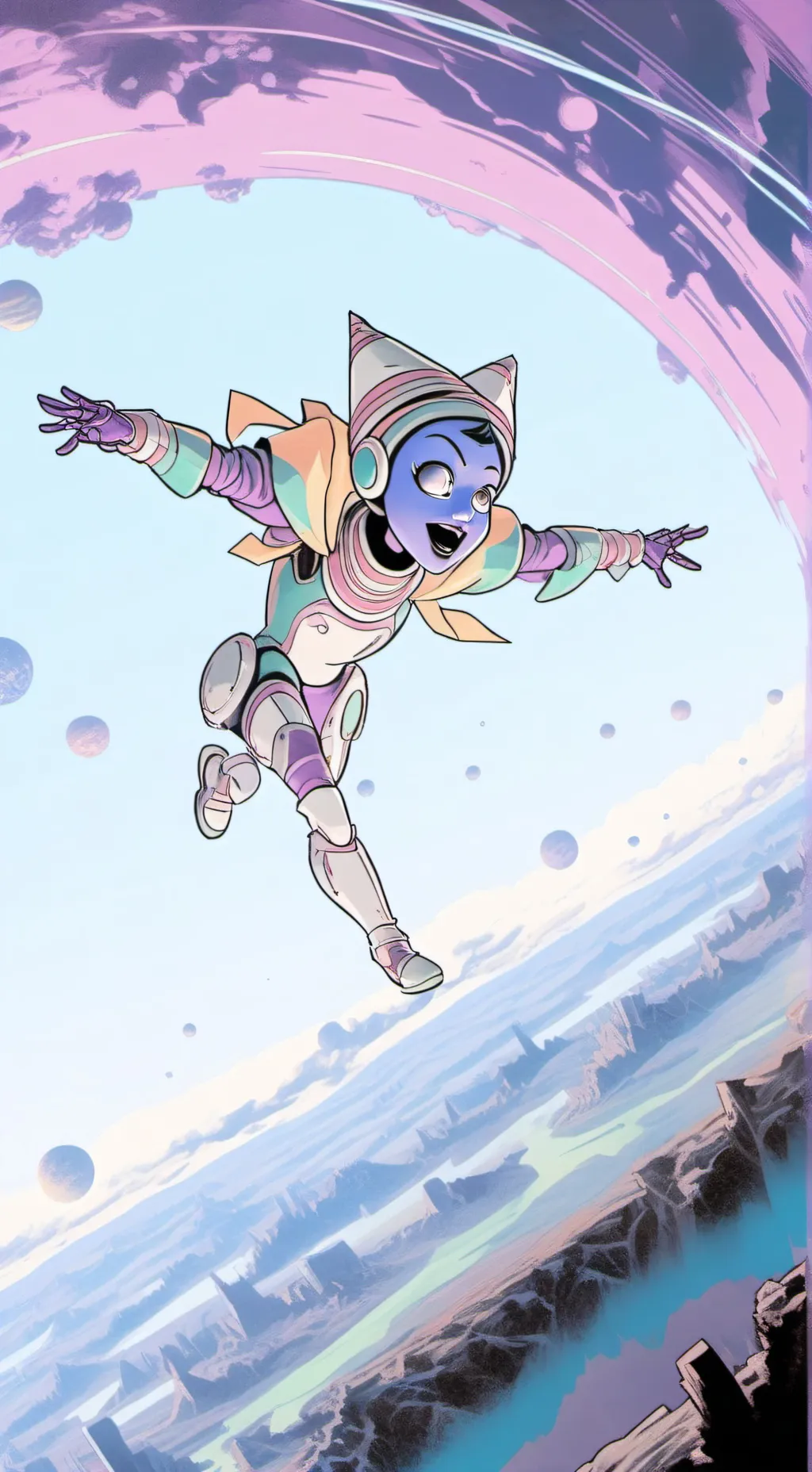 ai character: cool boy background