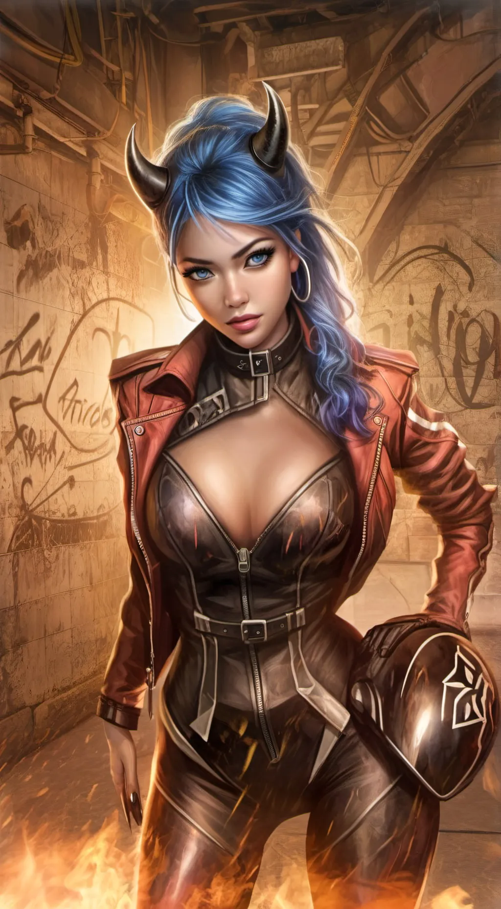 ai character: Devilious  background