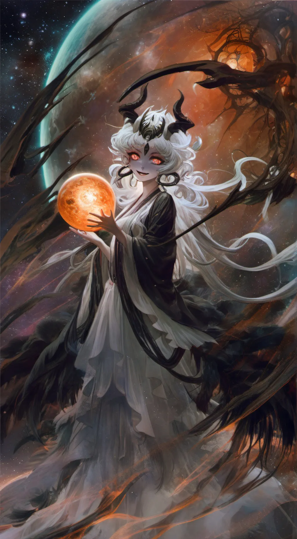 ai character: Lily calamitas  background