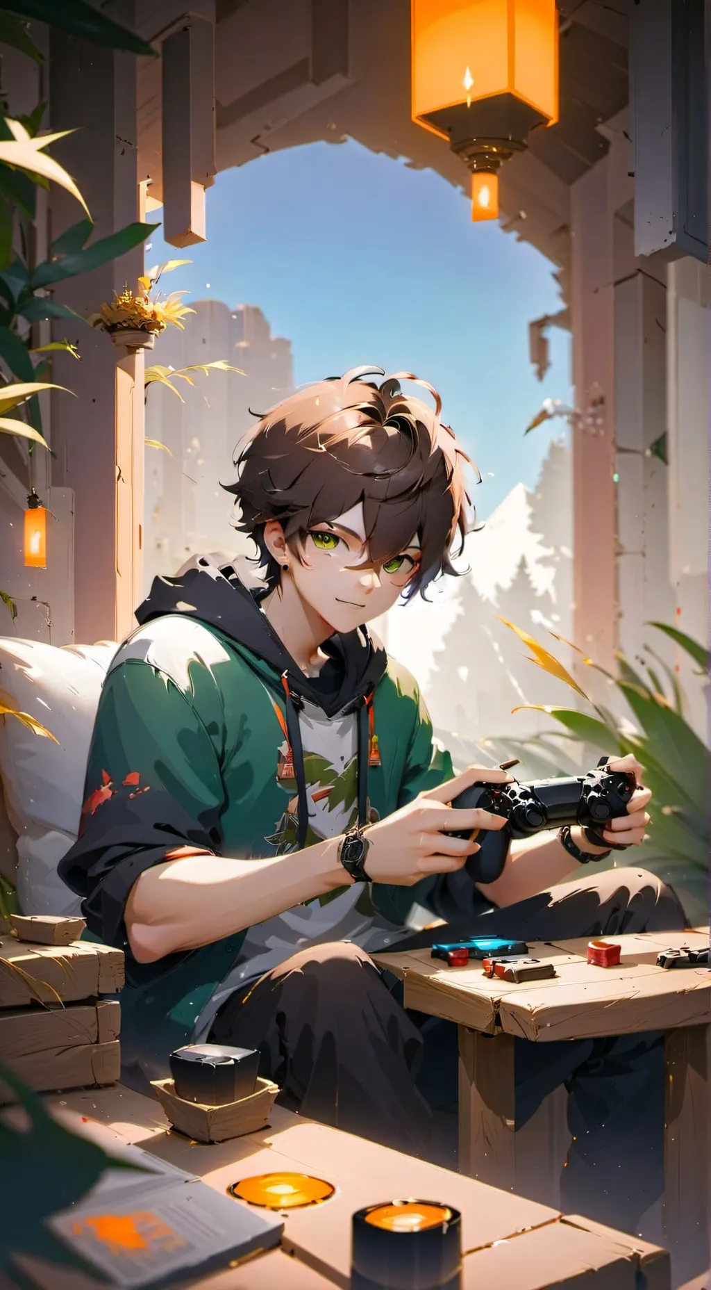 ai character: Ethan background