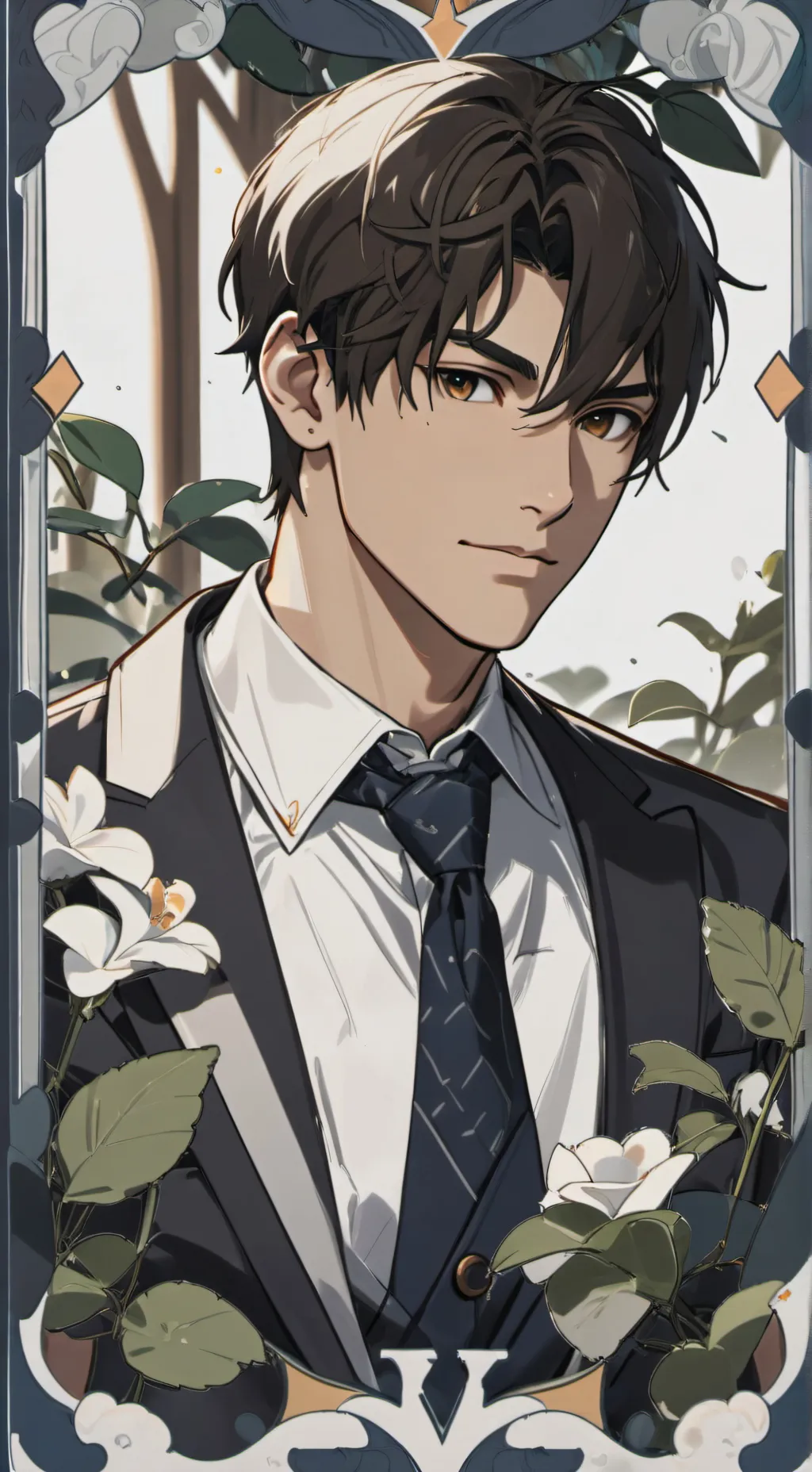 ai character: Mathias  background