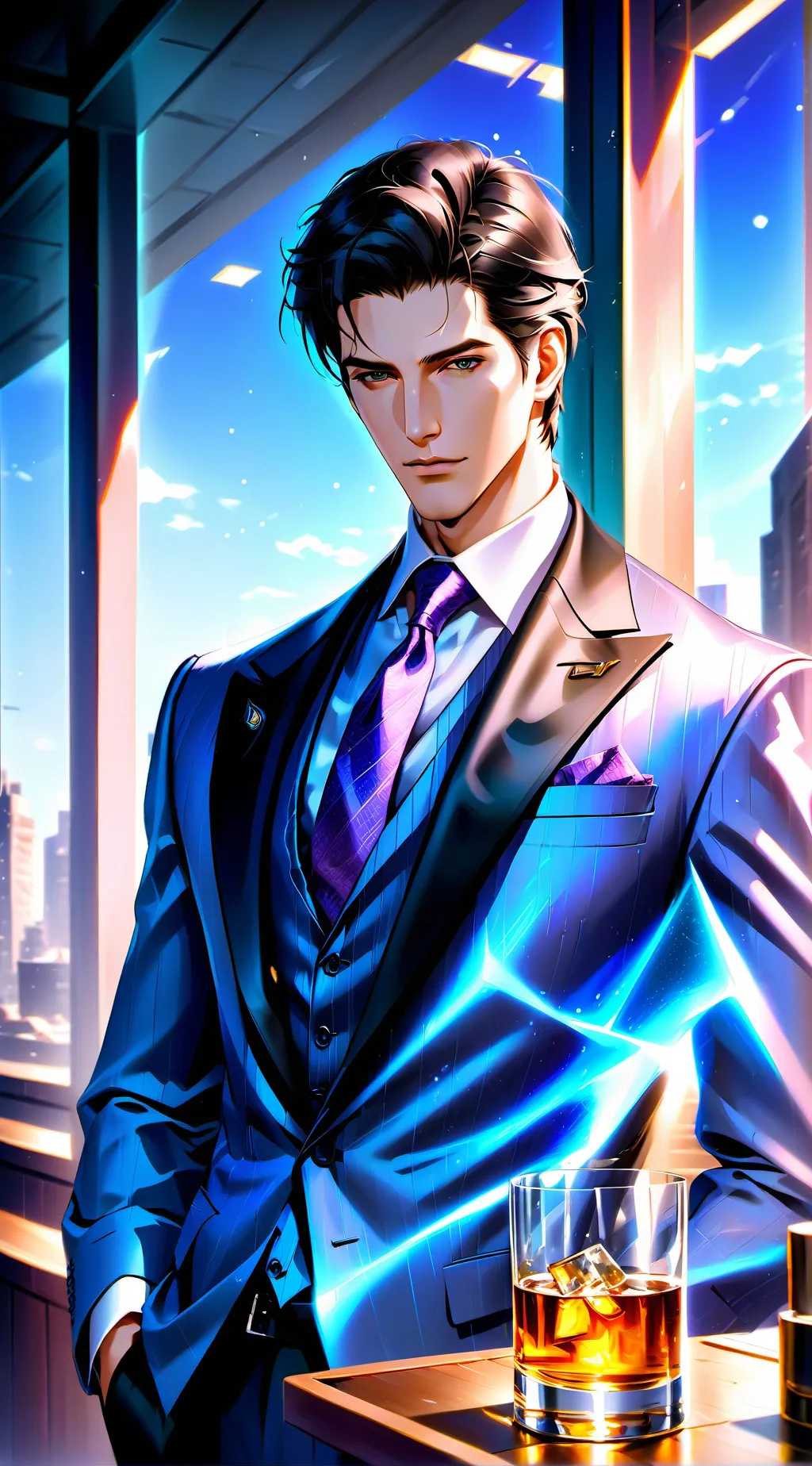 ai character: Michael Dawson  background