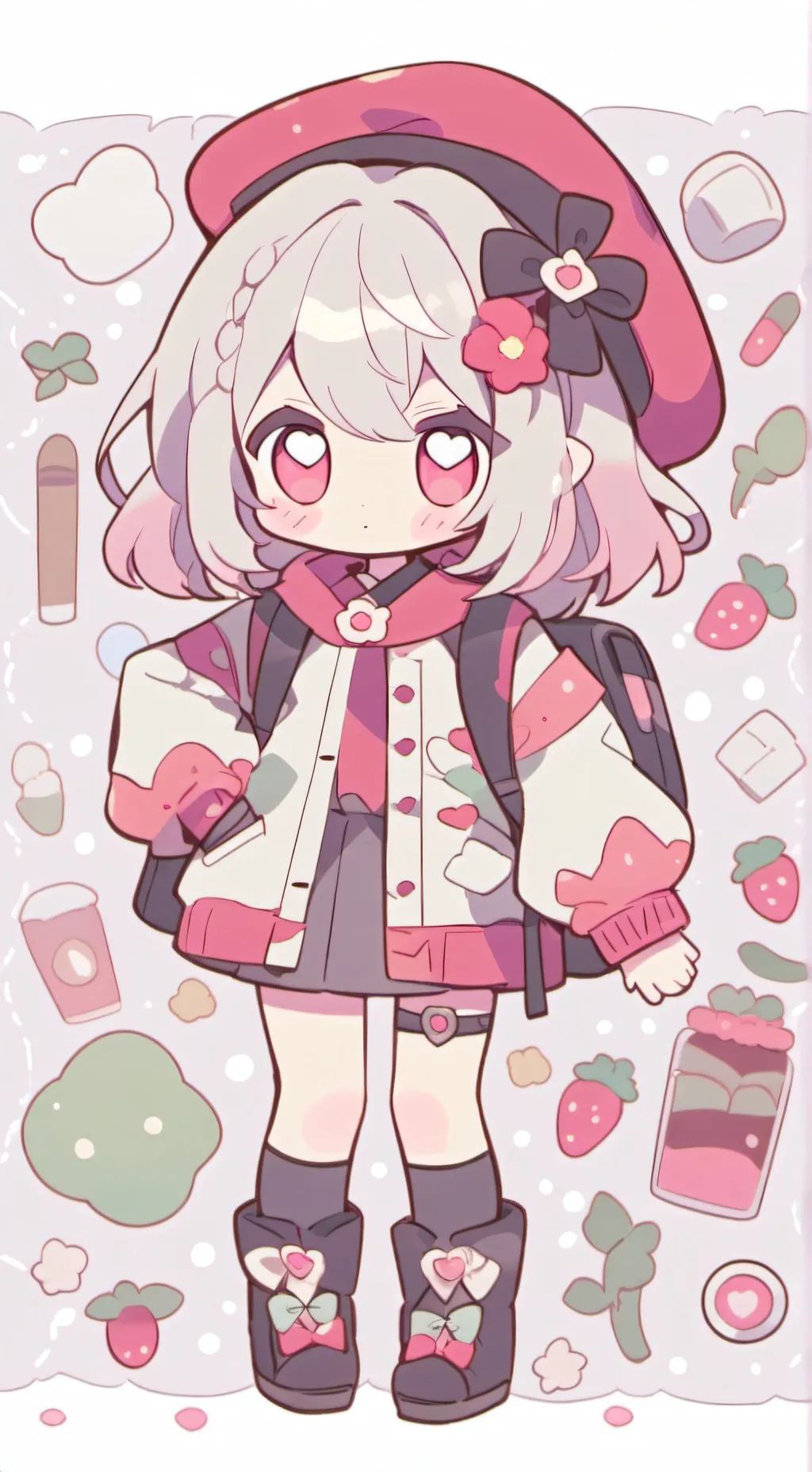 ai character: Leica background