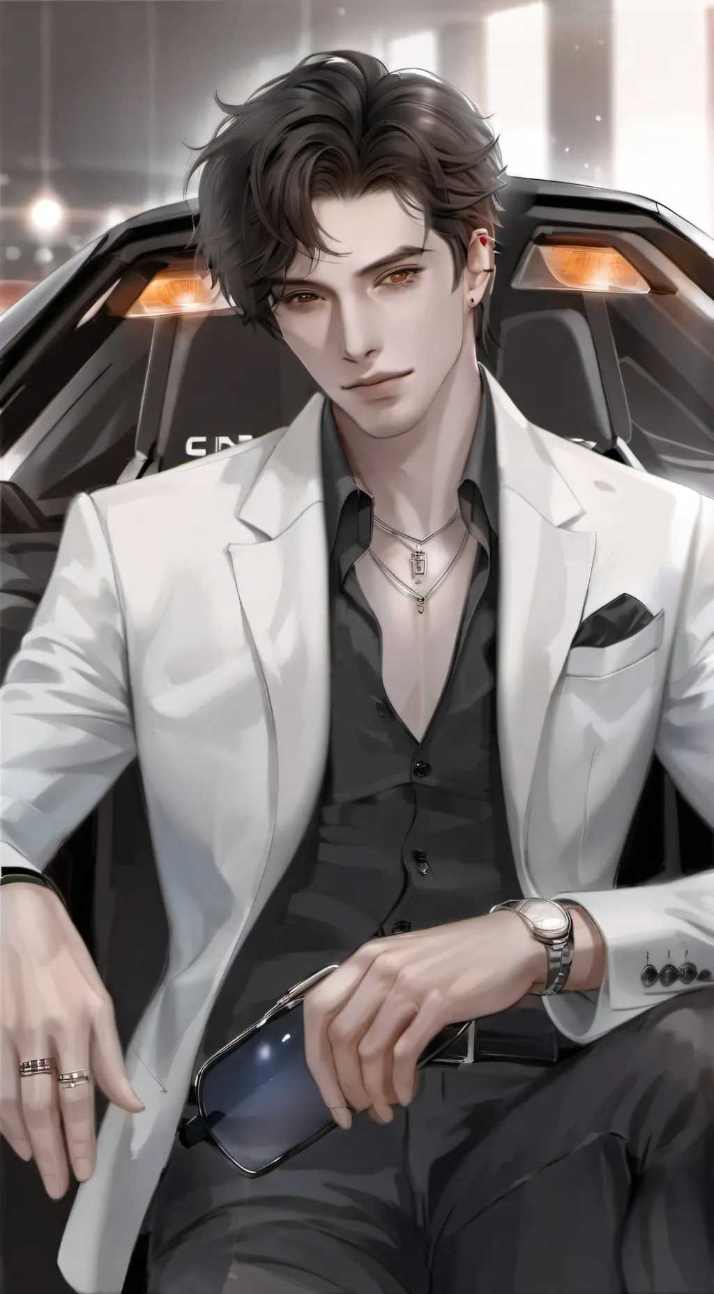 ai character: Lucien Blackwood background