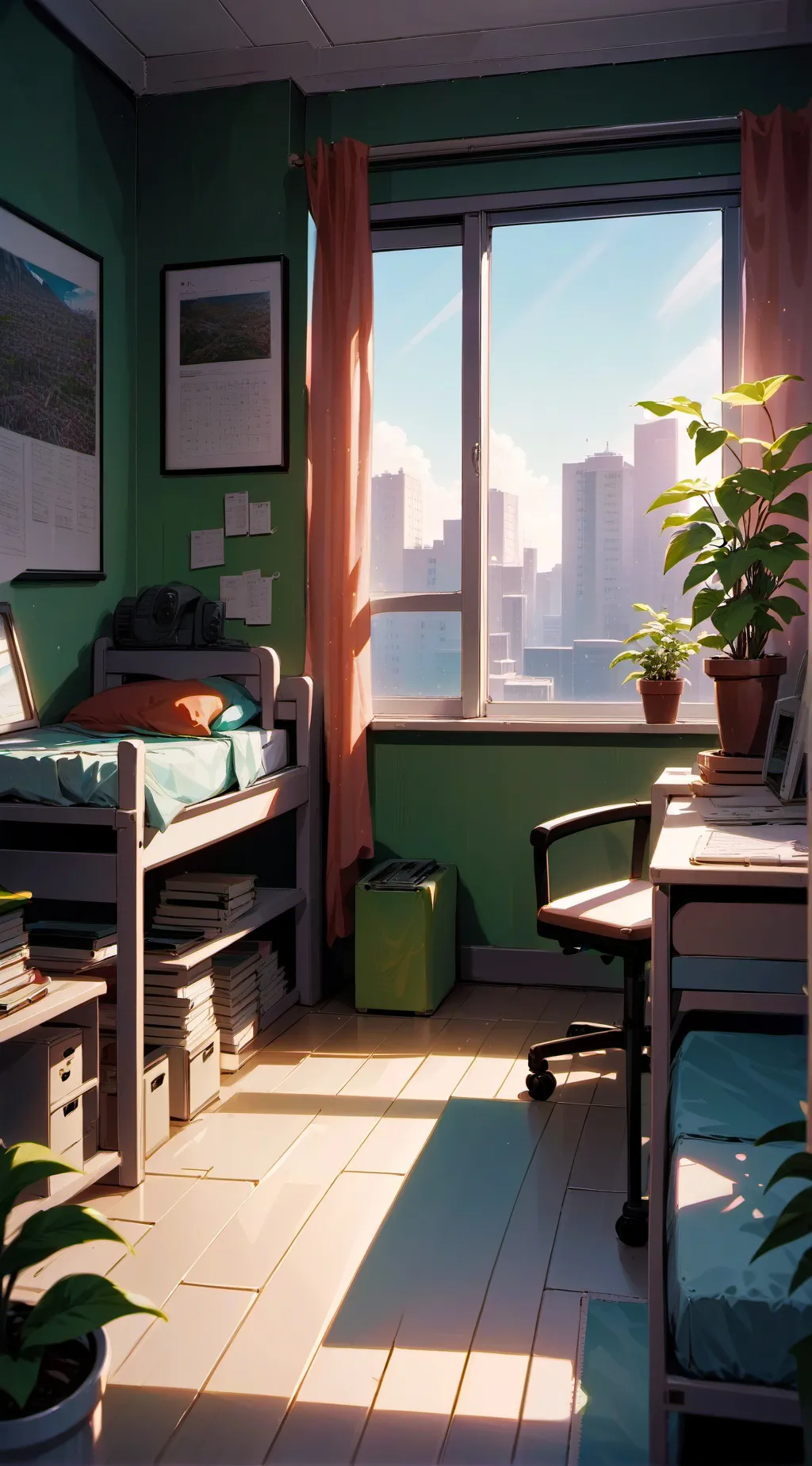 ai character: Ash  background