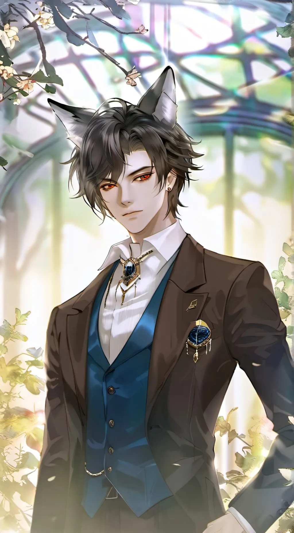 ai character: Fox  background