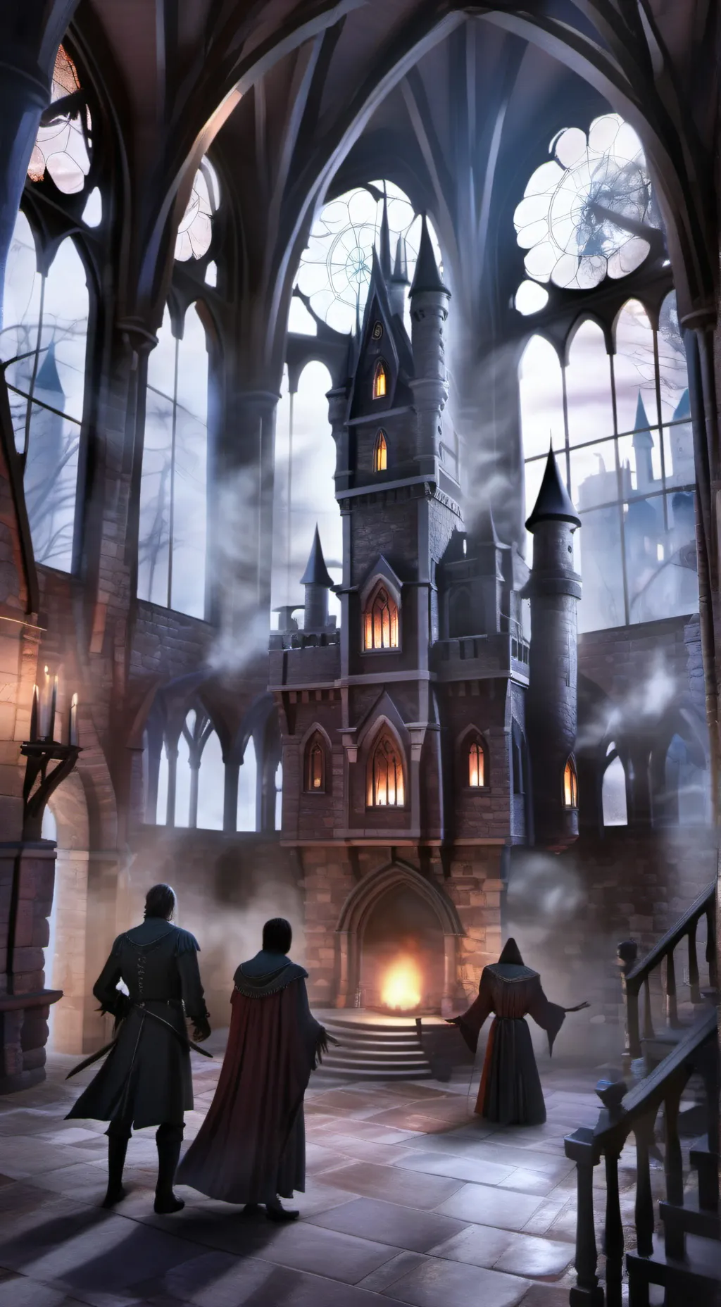 ai character: House of death background