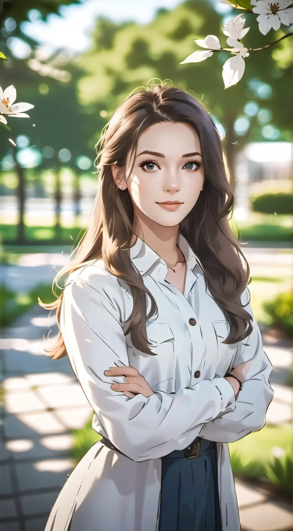 ai character: Мира background