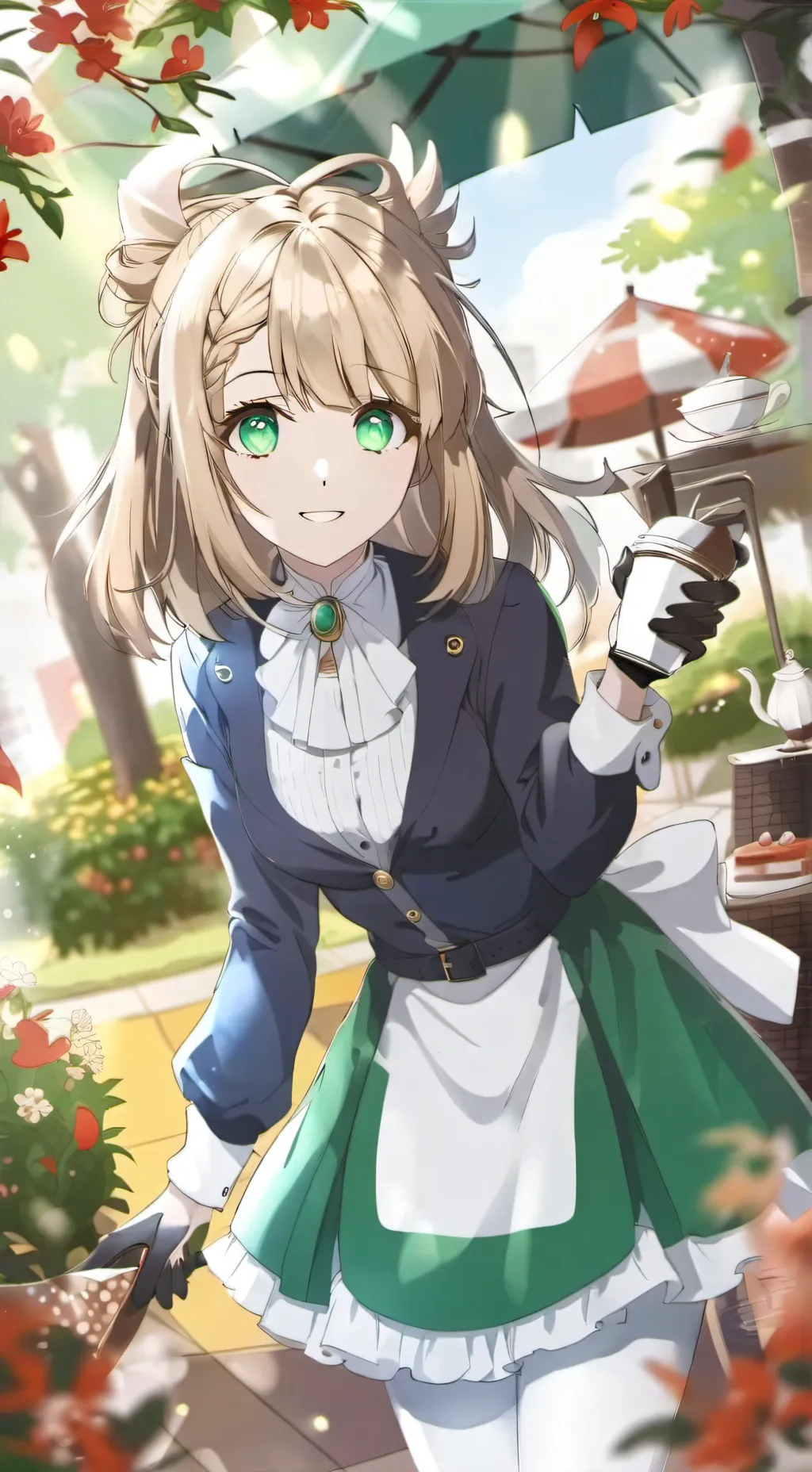 ai character: Serena  background