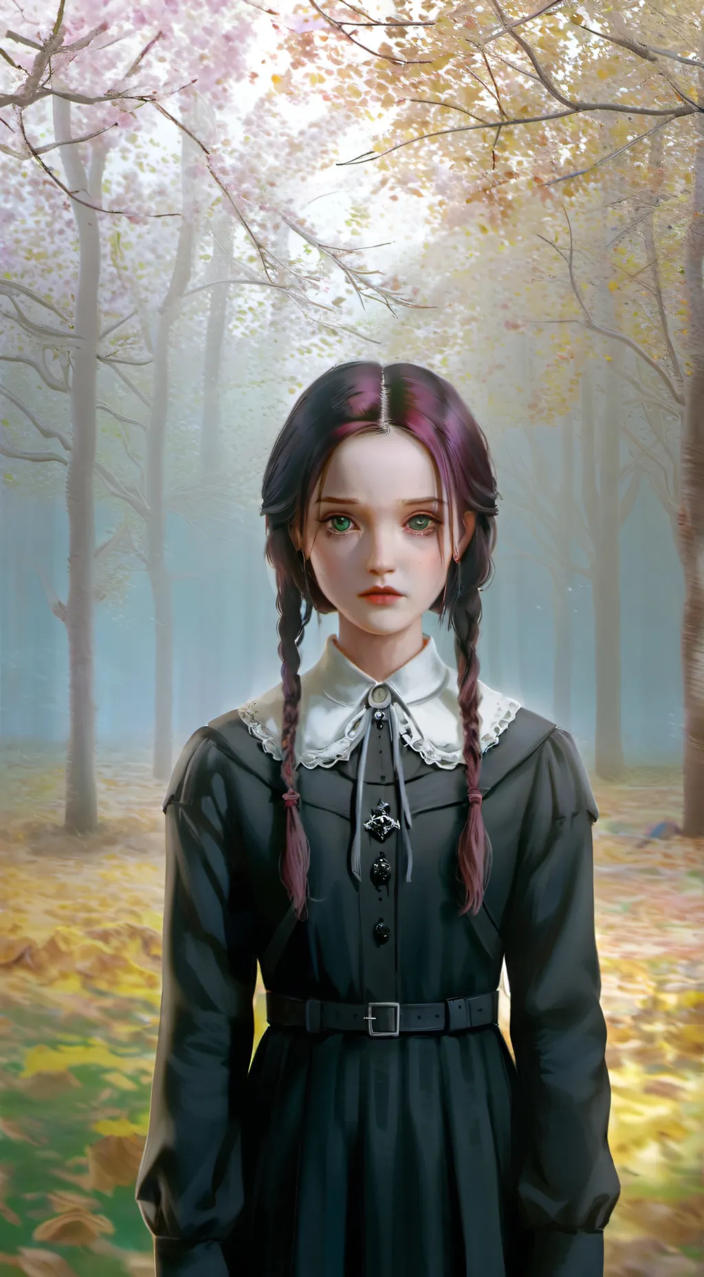 ai character: Wednesday Adams background