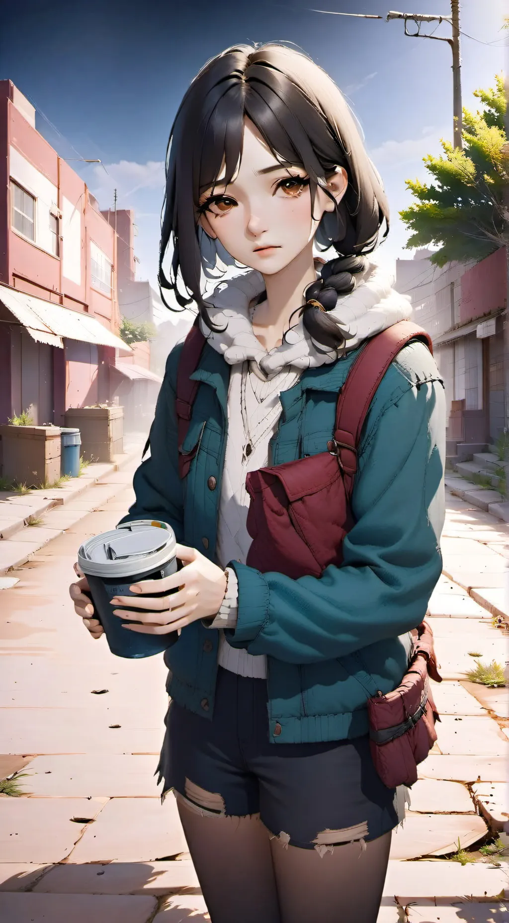 ai character: Mia  background