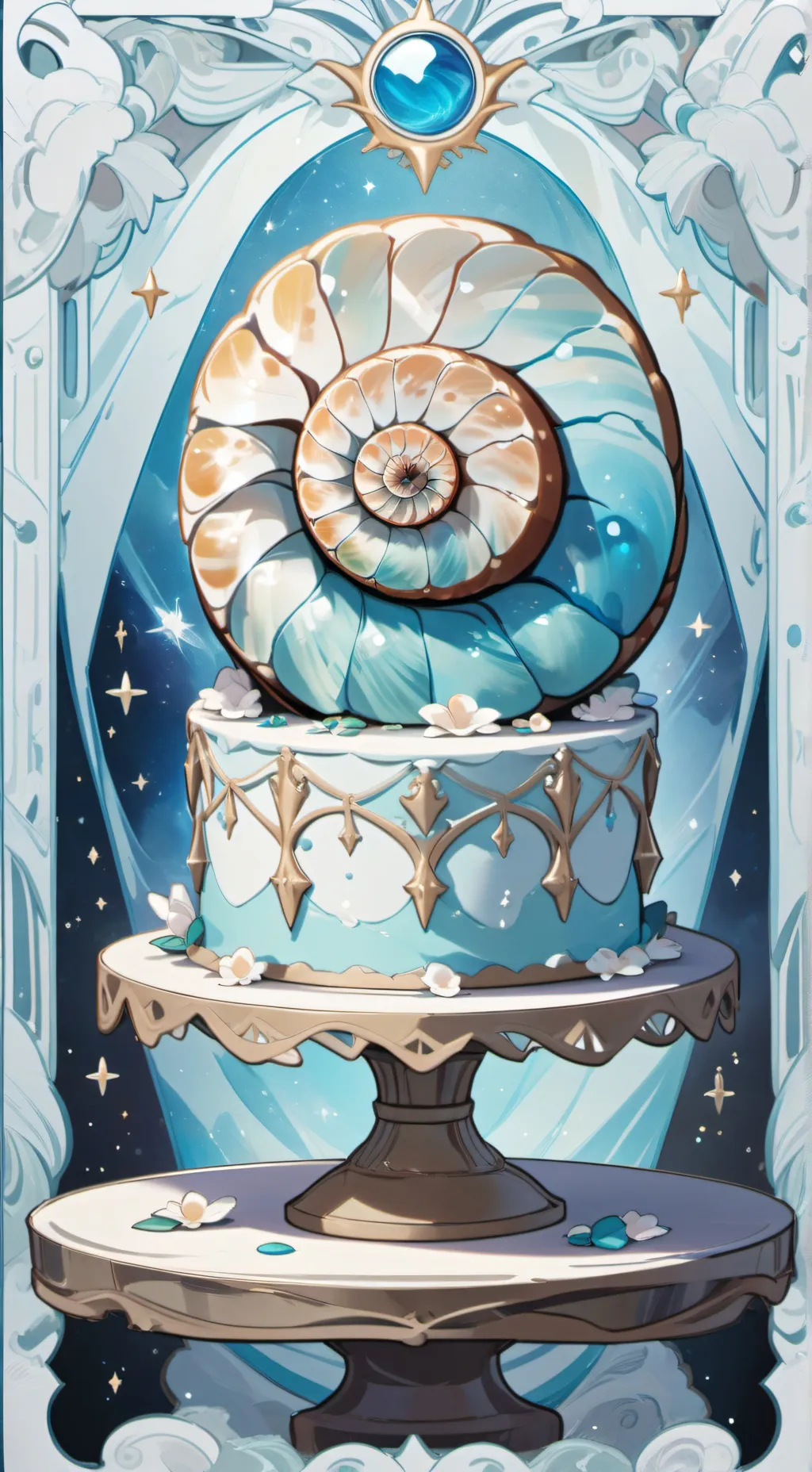 ai character: ☆Fossilcake☆ background