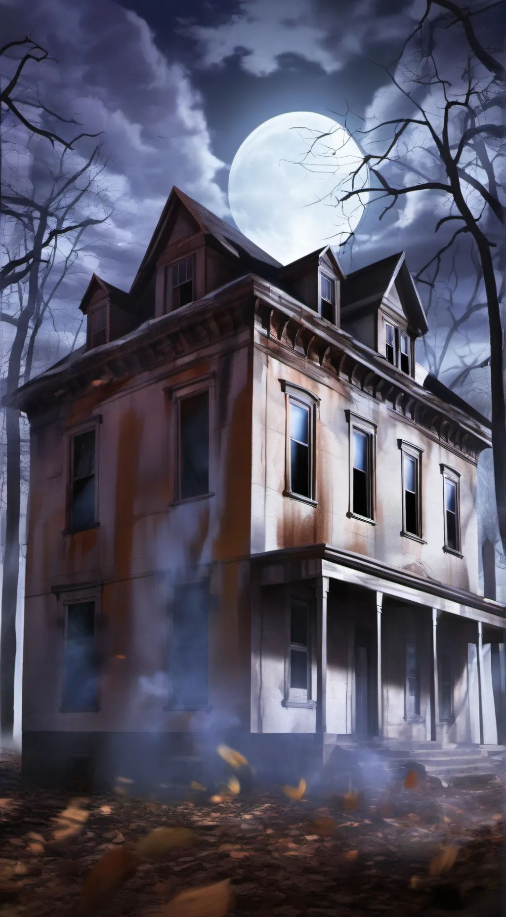 ai character: scary quest background