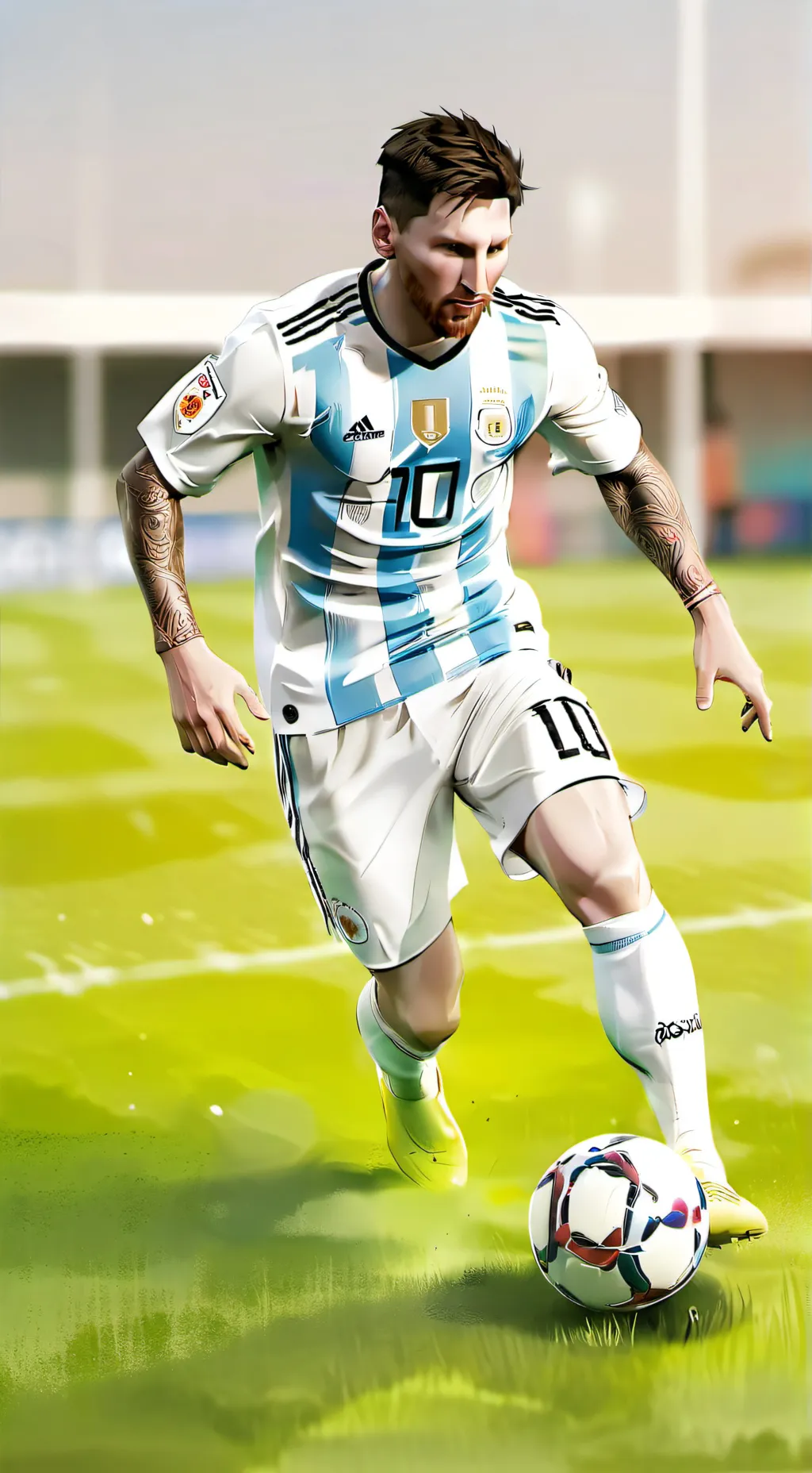 ai character: messi background