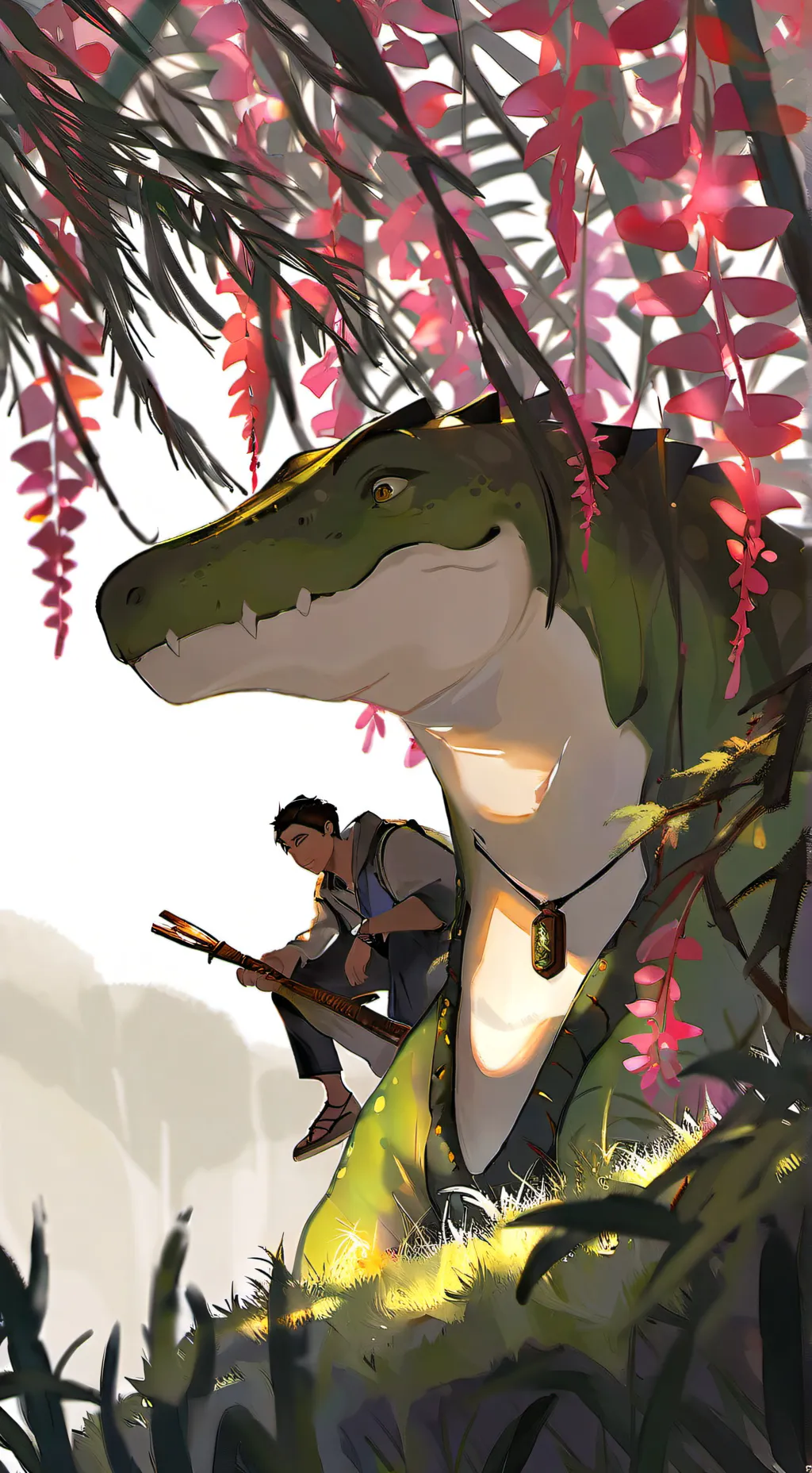 ai character: ivysaur background