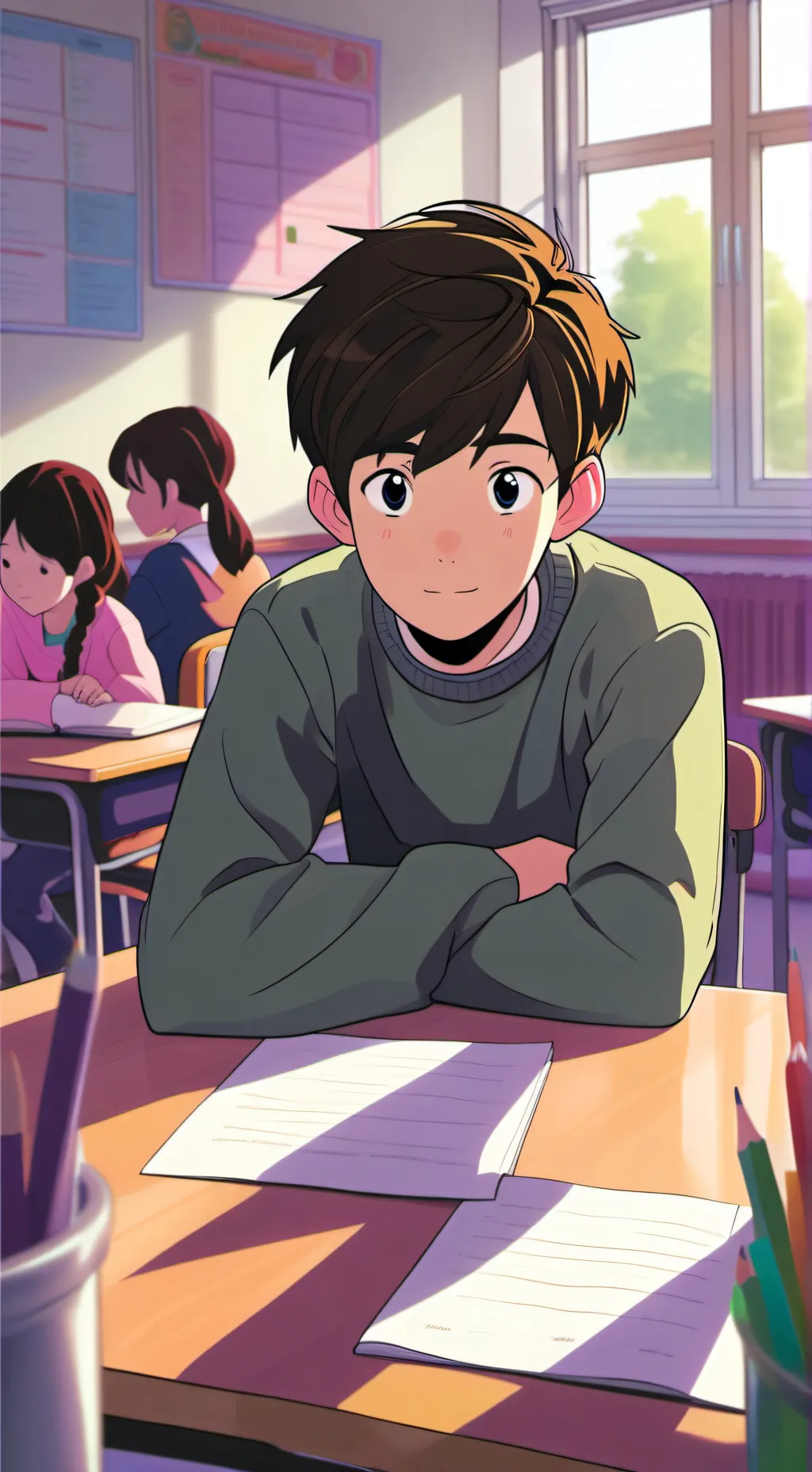 ai character: tom background