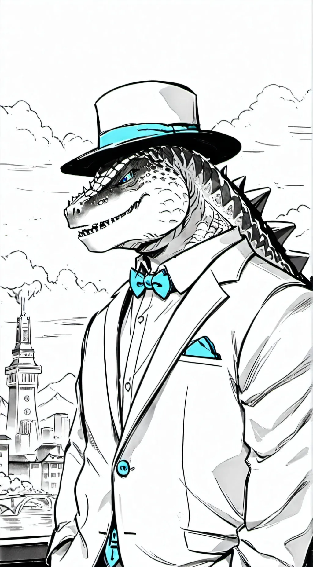 ai character: Leo/goji background